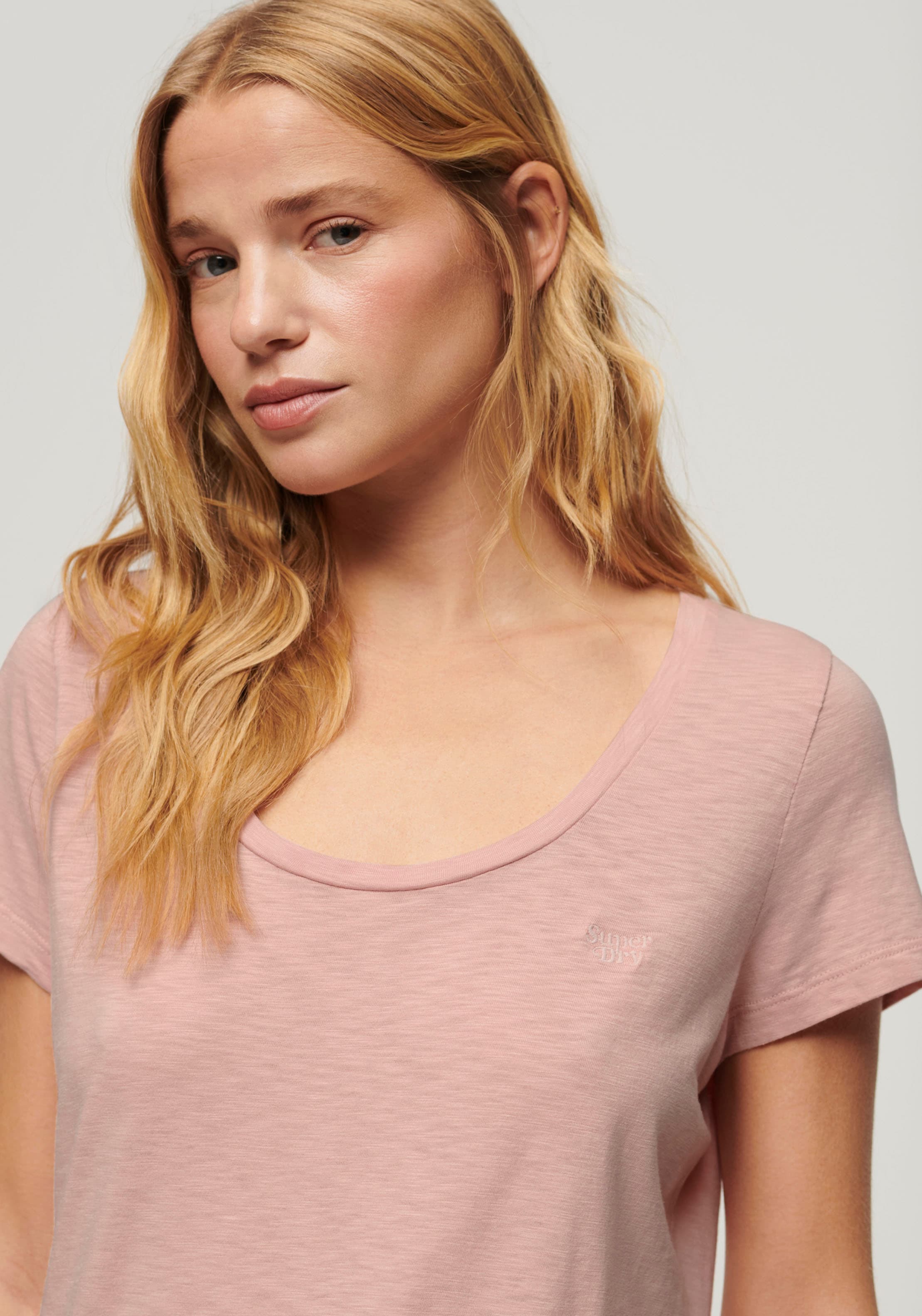 Superdry Kurzarmshirt »SCOOP NECK TEE«