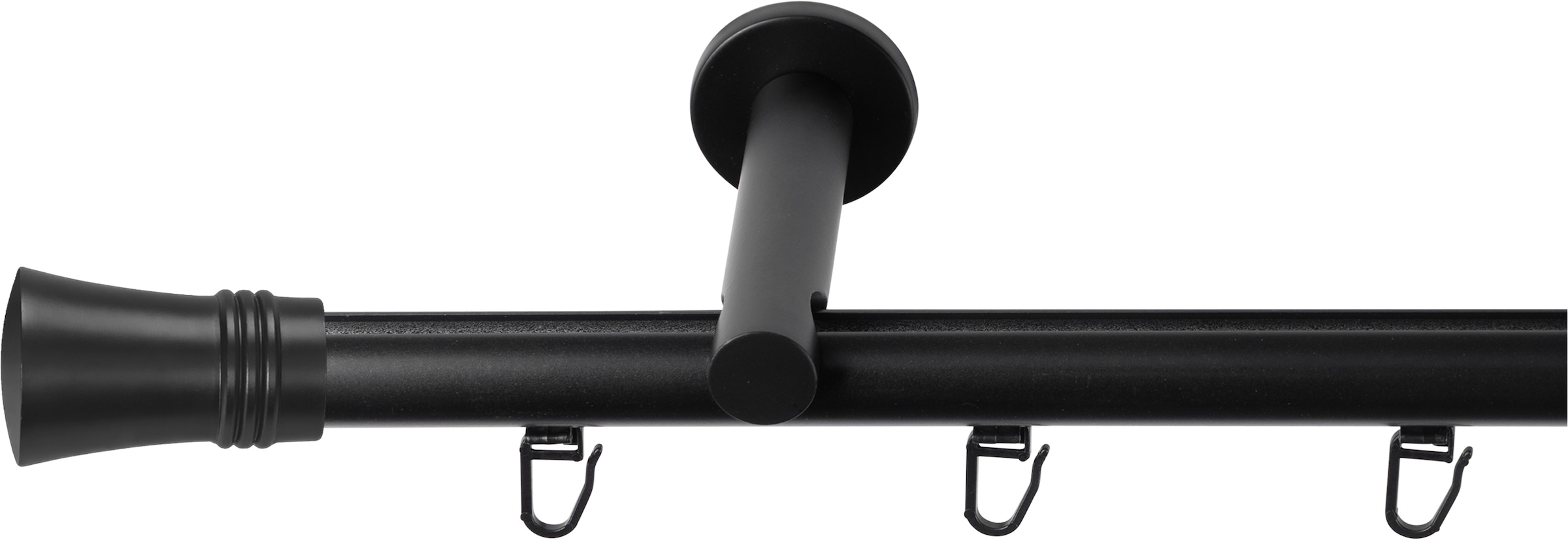 SN DECO GROUP Gardinenstange Ø 19 mm 1 läufig-läufig Fixmaß;kürzbar