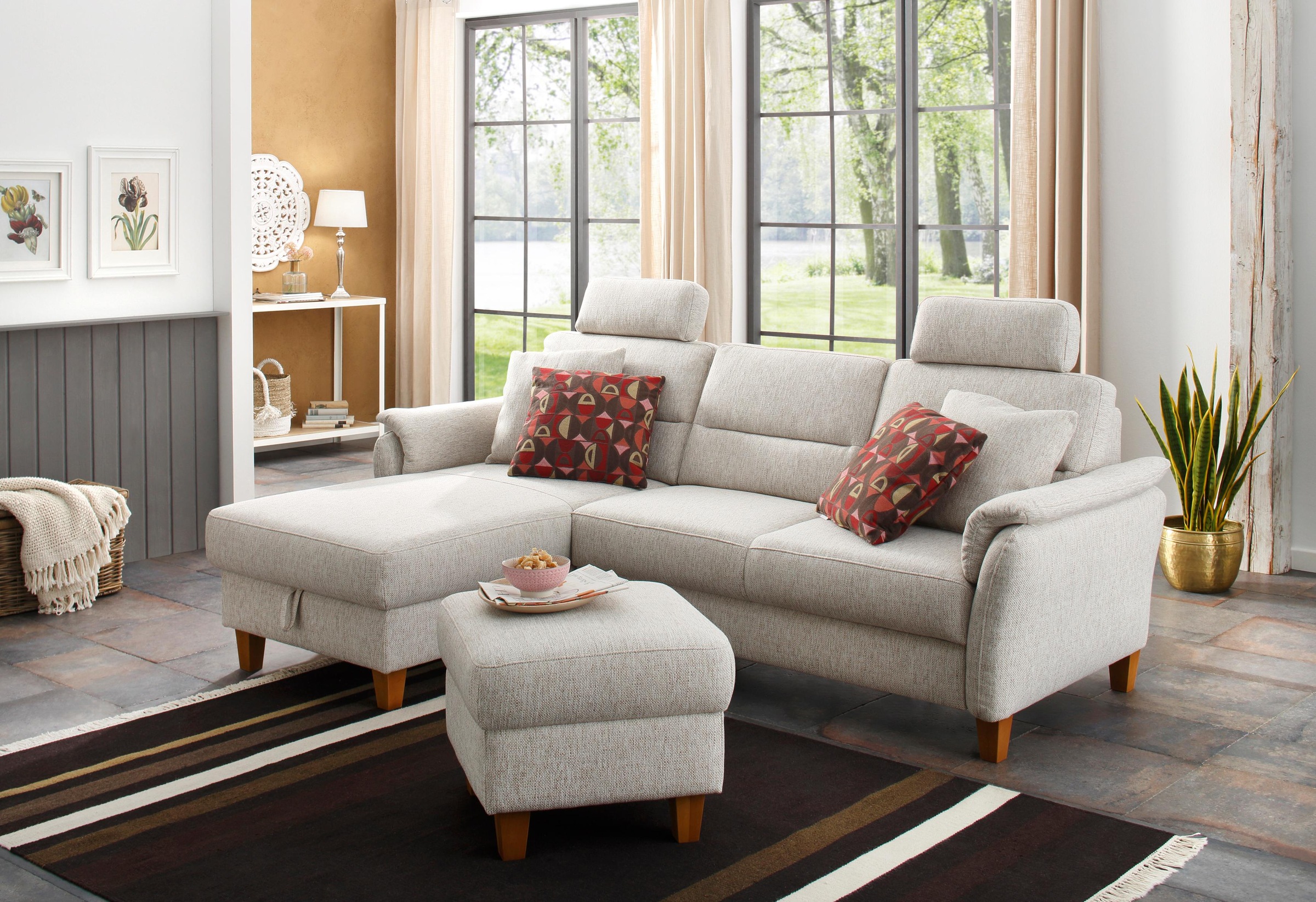 Home affaire Ecksofa »Palmera L-Form, B: 244 cm - OTTO. Verlässliche Qualit günstig online kaufen