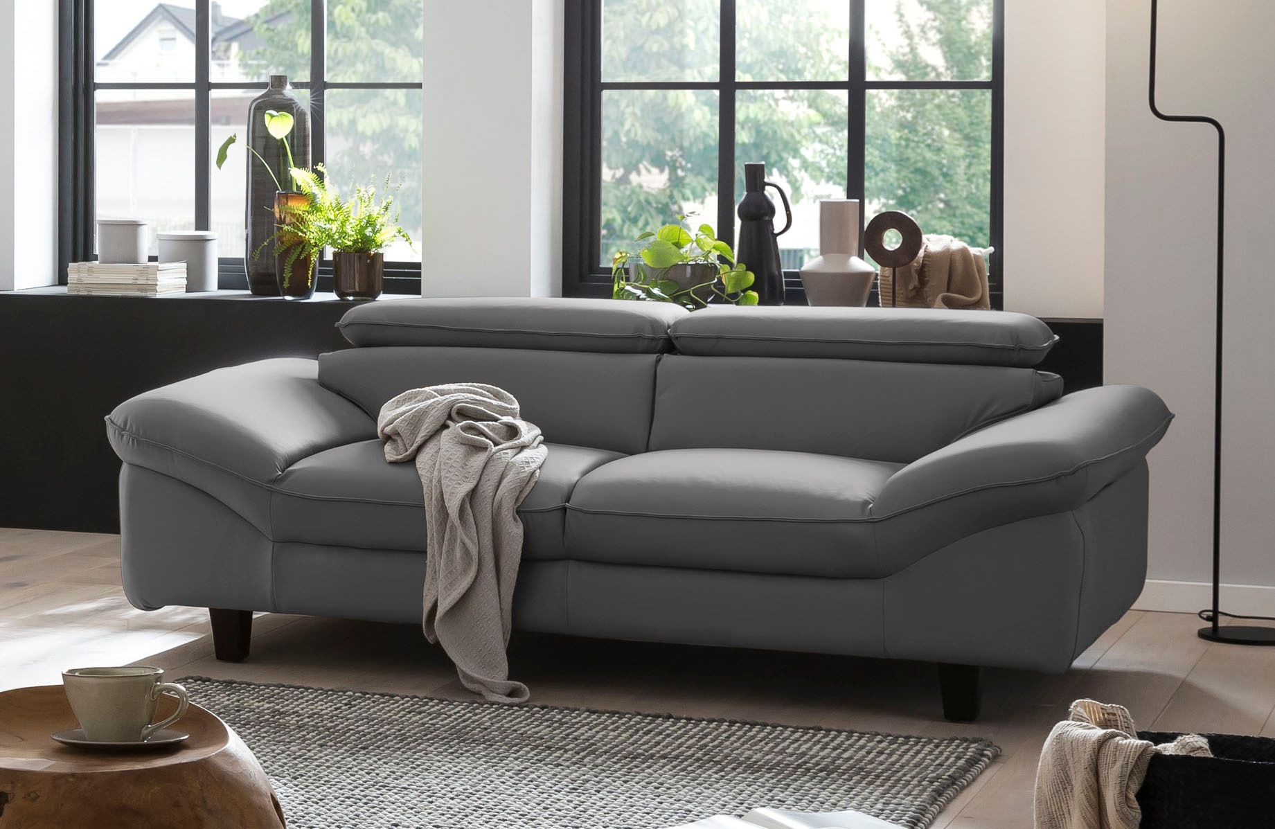 Home affaire 3-Sitzer »Pilot«, Big-Sofa mit Kopfteilverstellung günstig online kaufen