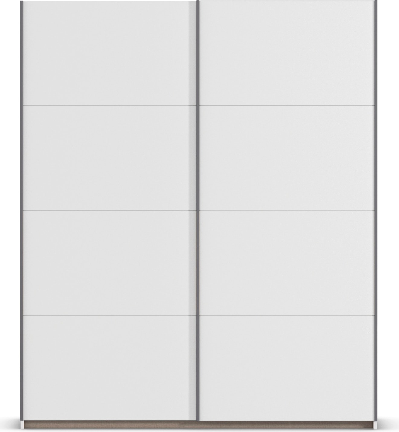 rauch Schwebetürenschrank »Kleiderschrank Schrank Garderobe Schlafzimmerschrank OXFORD«, (in 3 verschiedenen Ausstattungen BASIC/CLASSIC/PREMIUM), mit Griffleisten aus Metall, auch für kleinere Räume MADE IN GERMANY