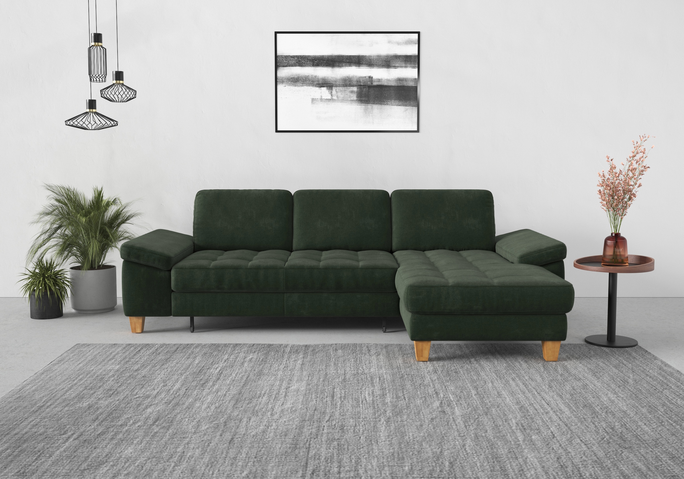 sit&more Ecksofa »Westham L-Form« mit Recamiere, mit oder ohne Bettfunktion günstig online kaufen
