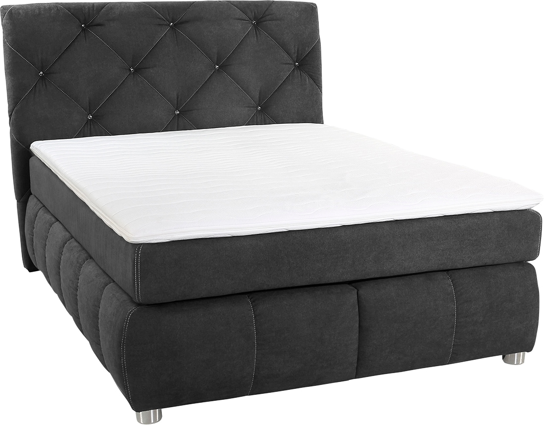 Jockenhöfer Gruppe Boxspringbett Bella, mit Kaltschaum-Topper günstig online kaufen