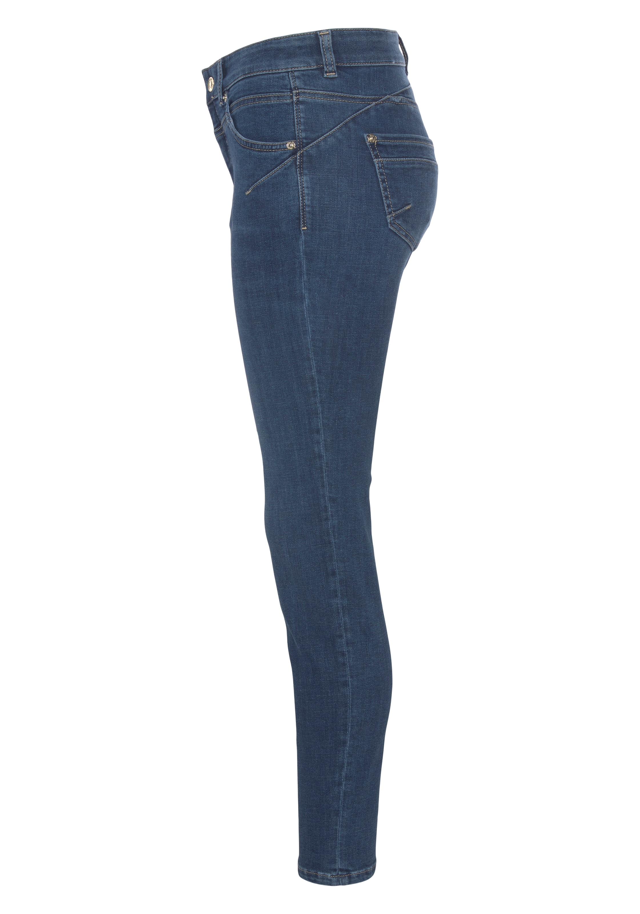 MAC Slim-fit-Jeans »Rich-Slim«, Robuste strukturierte Denimqualität