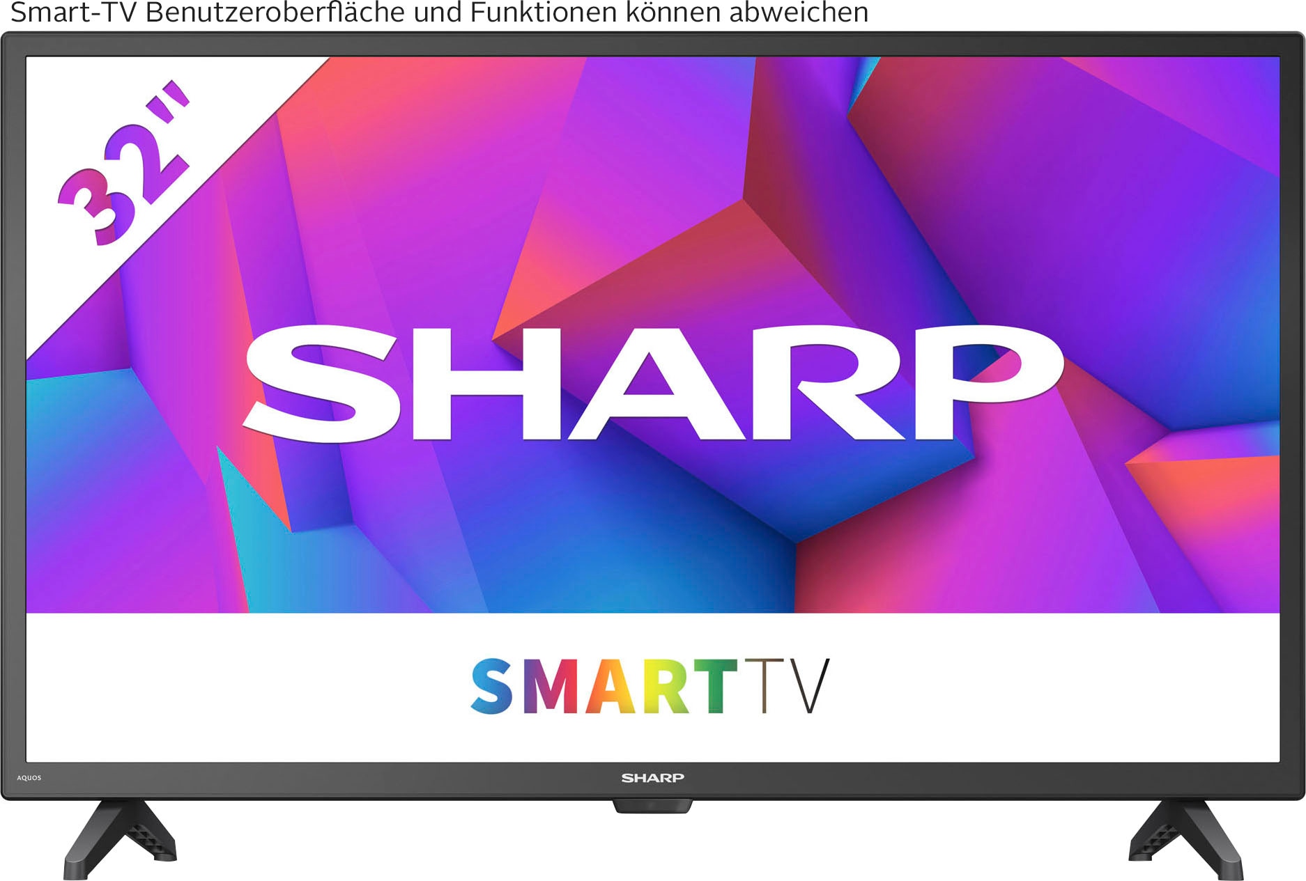 LED-Fernseher, auf ready, Smart-TV Rechnung Zoll, HD cm/32 81 Sharp bestellen