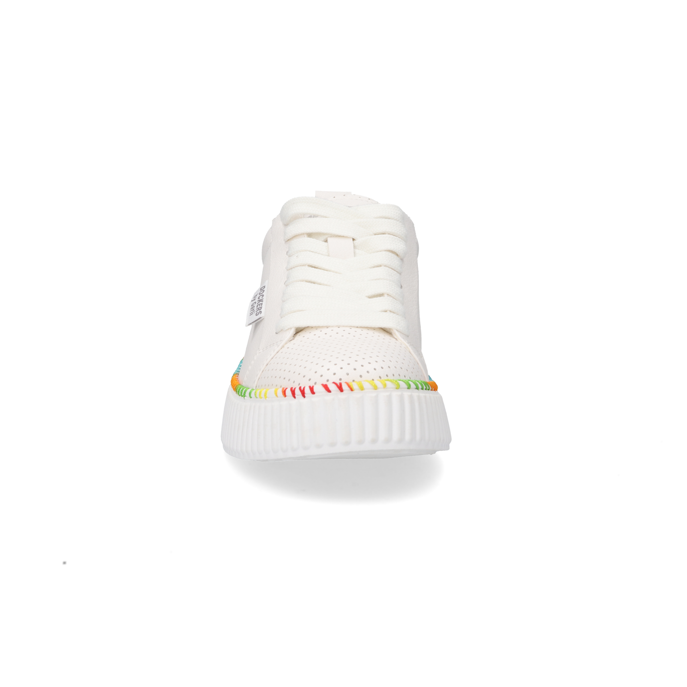 Dockers by Gerli Plateausneaker  Freizeitschuh, Schnürschuh, Halbschuh mit bunter Sohlenumrahmung
