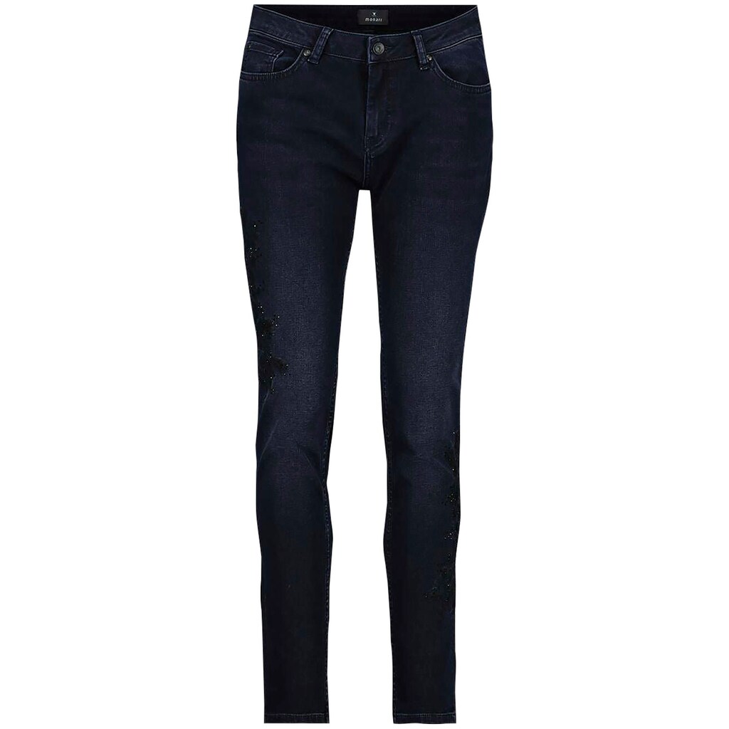 Monari 7/8-Jeans, mit Glitzer-Details