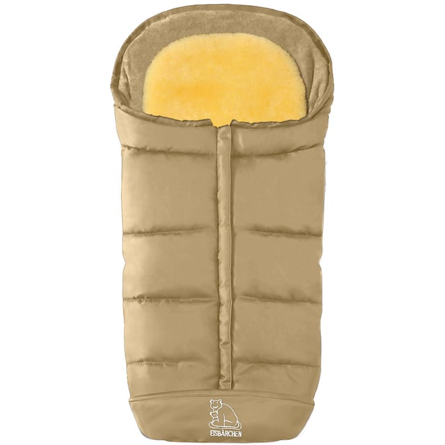 Heitmann Felle Fußsack »Eisbärchen - Komfort 2 in 1 Winter-Babyfußsack«,  mit herausnehmbarer Lammfell-Einlage, Mumienform möglich, für Kinderwagen  und Buggy, waschbar bequem kaufen