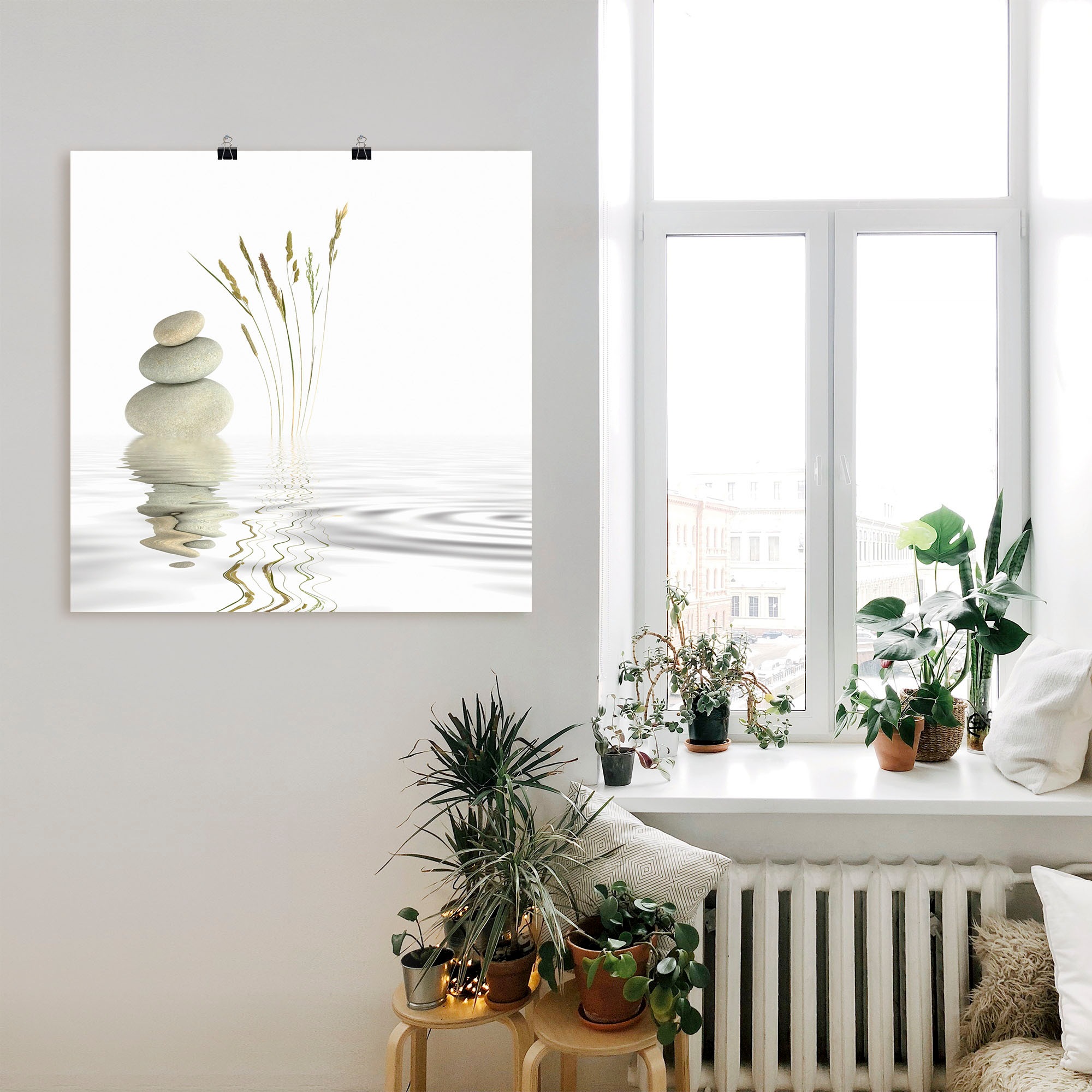 Artland Wandbild »Zen Friede« Zen 1 Stk. tlg. als Alubild, Outdoorbild, Lei günstig online kaufen