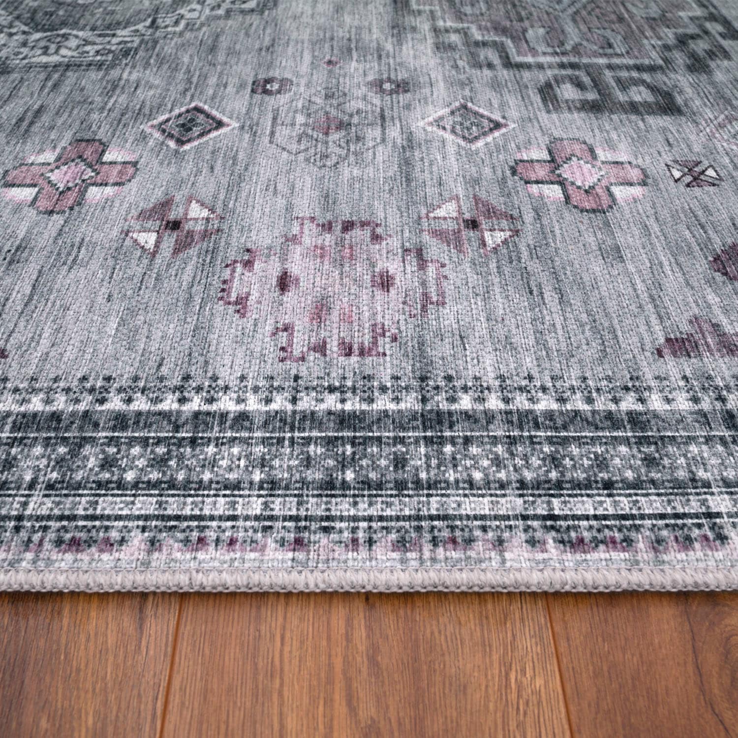 Paco Home Teppich »Bordeaux 244«, rechteckig, 4 mm Höhe, Kurzflor, Orient-Optik, Vintage Design, waschbar