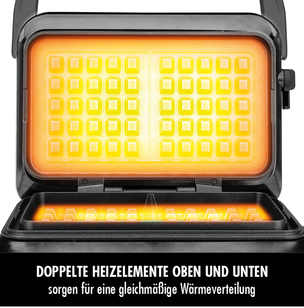 Gastroback Waffeleisen »Waffeleisen Advanced Control 42449 BLACK EDITION« 1600 W