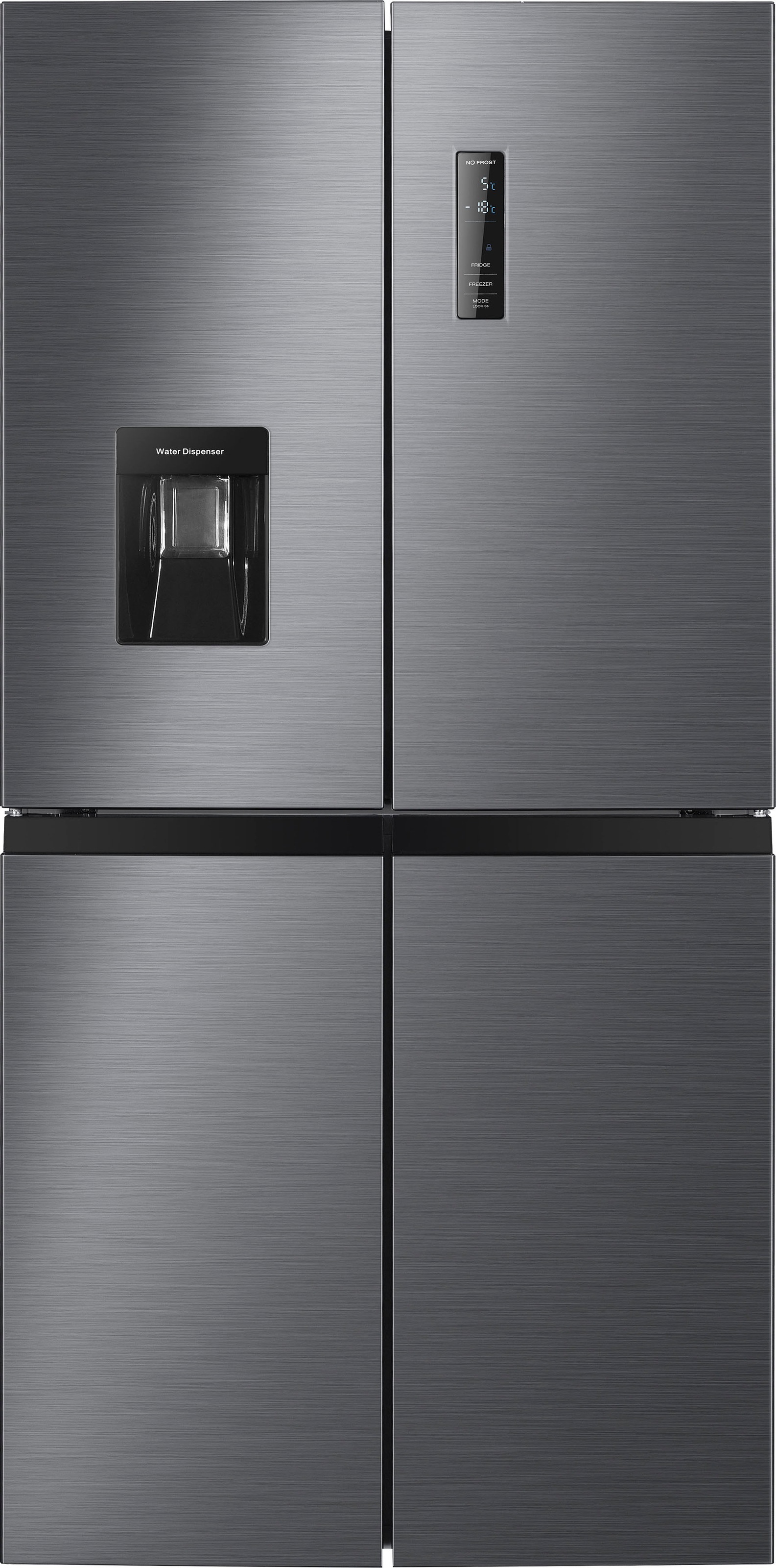 Hanseatic Multi Door »HCDB18080DWDI«, NoFrost, Wasserspender, Display, Türa günstig online kaufen