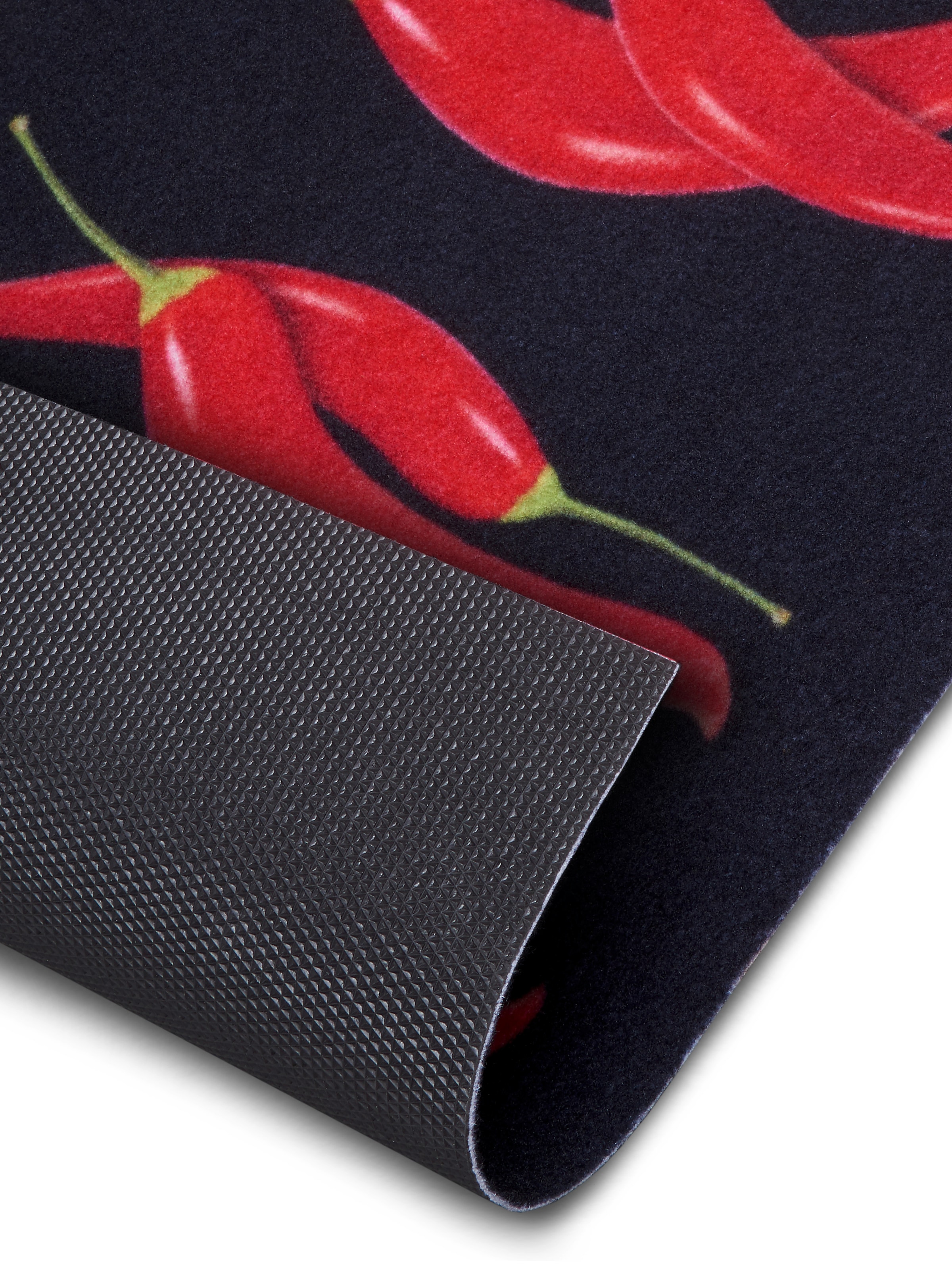 HANSE Home Küchenläufer »Chili Dance«, rechteckig, 3 mm Höhe, Läufer, Rutschfest, Küchenteppich, Küche, Teppich, Pflegeleicht