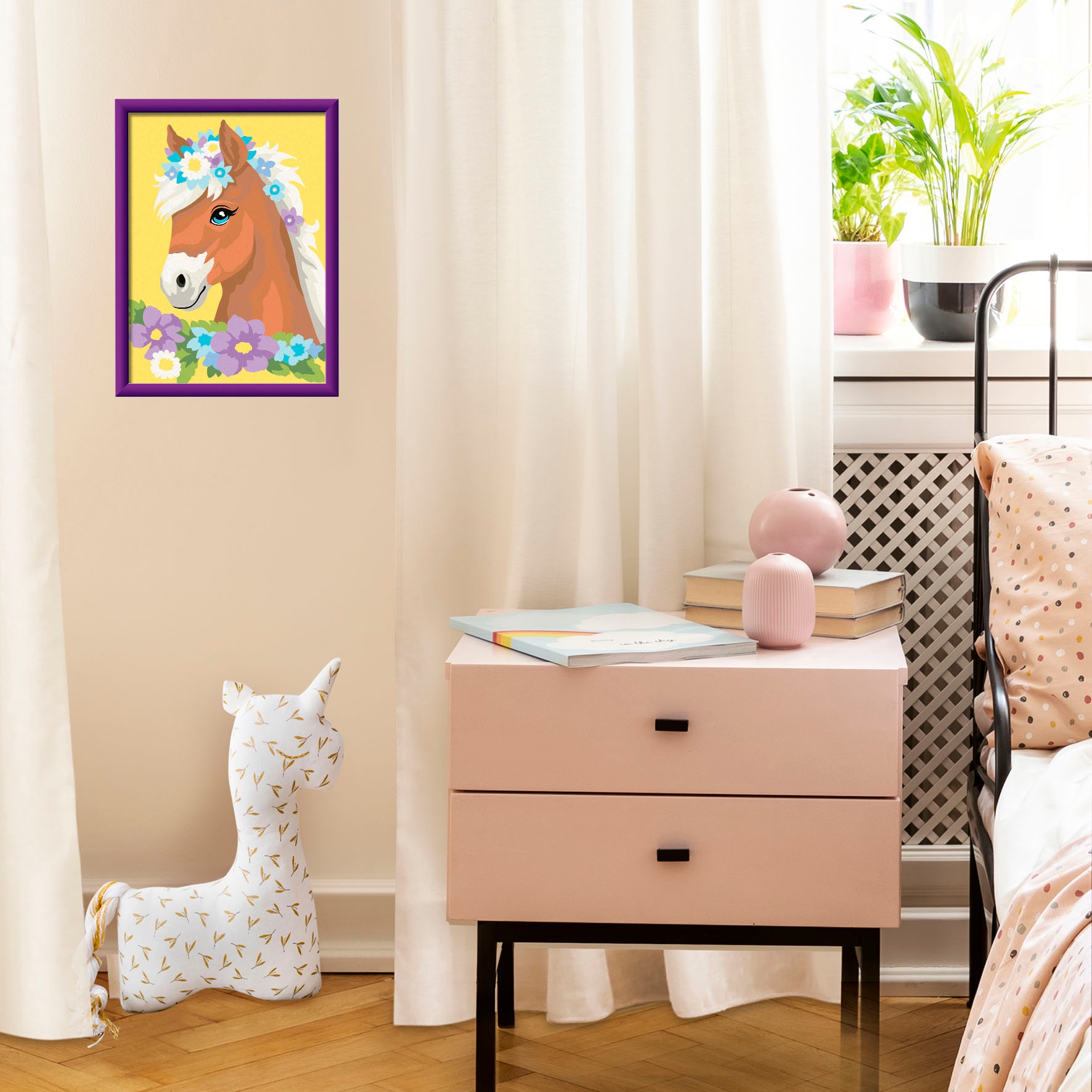 Ravensburger Malen nach Zahlen »CreArt, Pferd mit Blumen«, Made in Europe