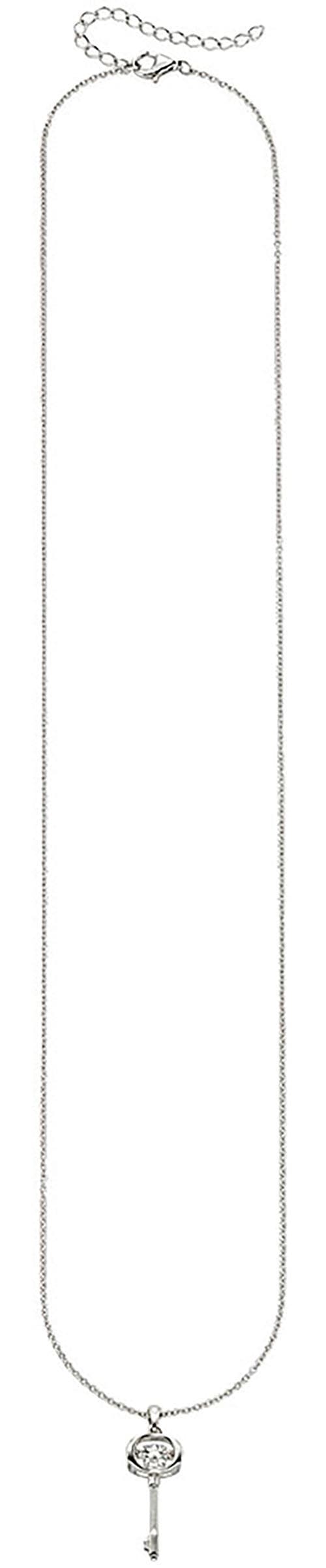 Aniston JEWELRY & WATCHES Kette mit Anhänger »Schmuck Geschenk Silber 925 Halskette mit Schlüsselanhänger«, mit Zirkonia (synth.)