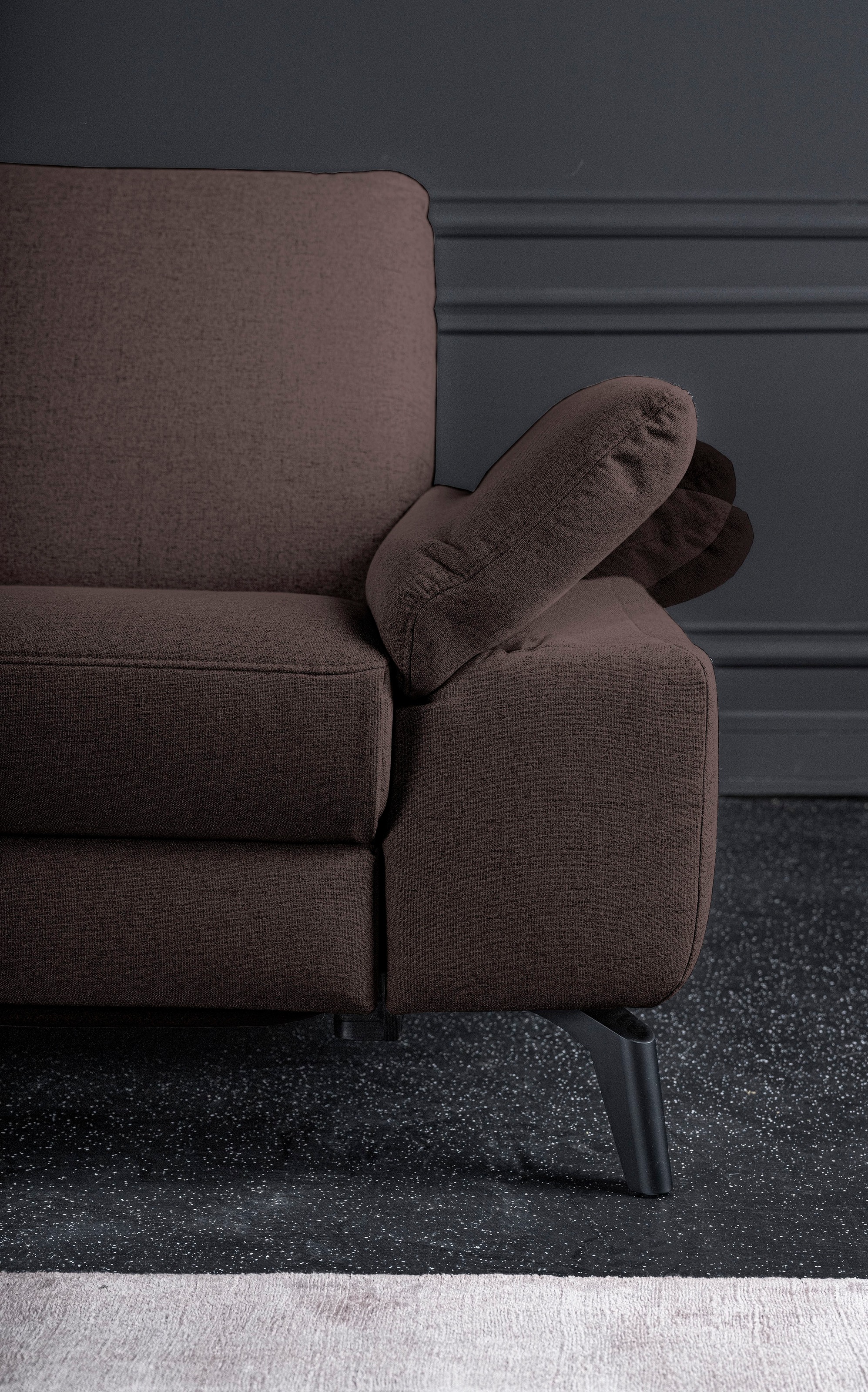alina Ecksofa, inkl. Kopfstützen, wahlweise mit Relaxfunktion, Breite: 267 cm