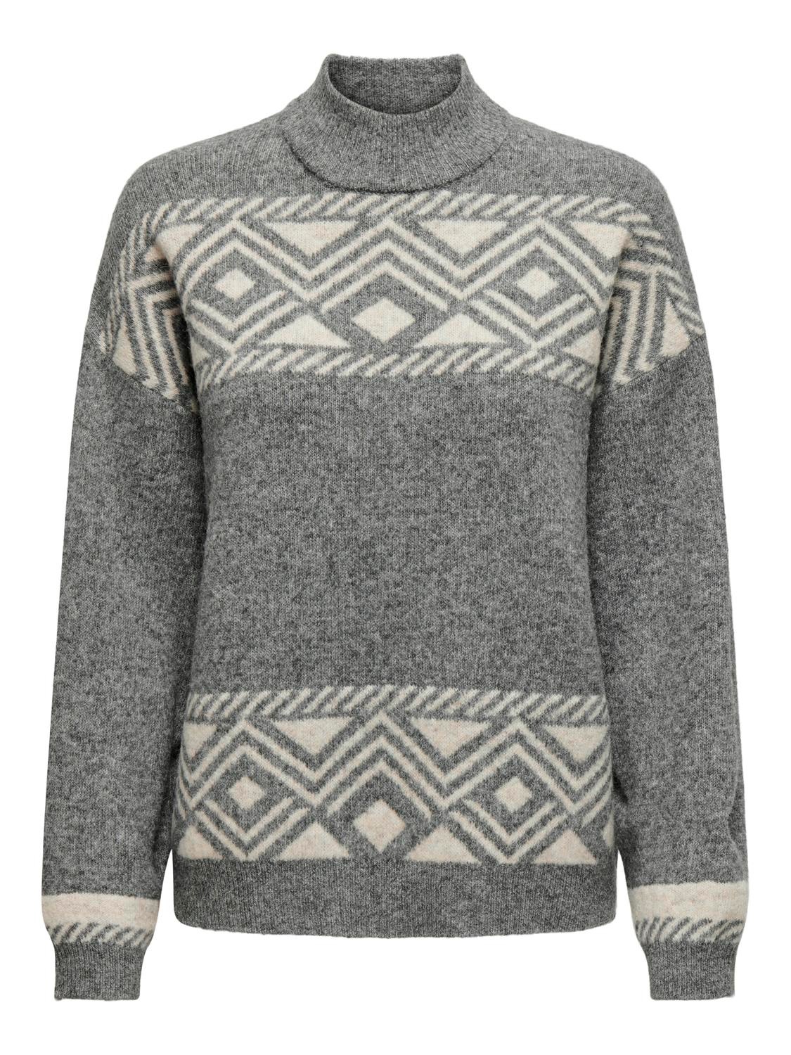 ONLY Stehkragenpullover »ONLVICTORIA L/S PULLOVER KNT NOOS«