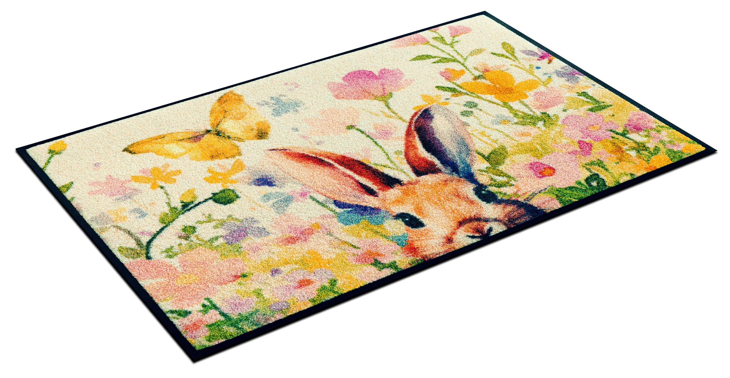 wash+dry by Kleen-Tex Fußmatte »Felia« rechteckig 7 mm Höhe