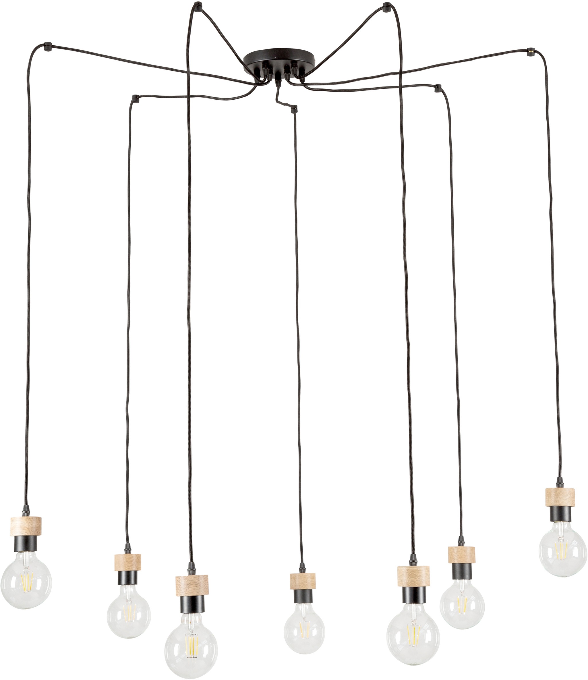 BRITOP LIGHTING Pendelleuchte »CLARTE«, 7 flammig, Leuchtmittel E27   Leuch günstig online kaufen