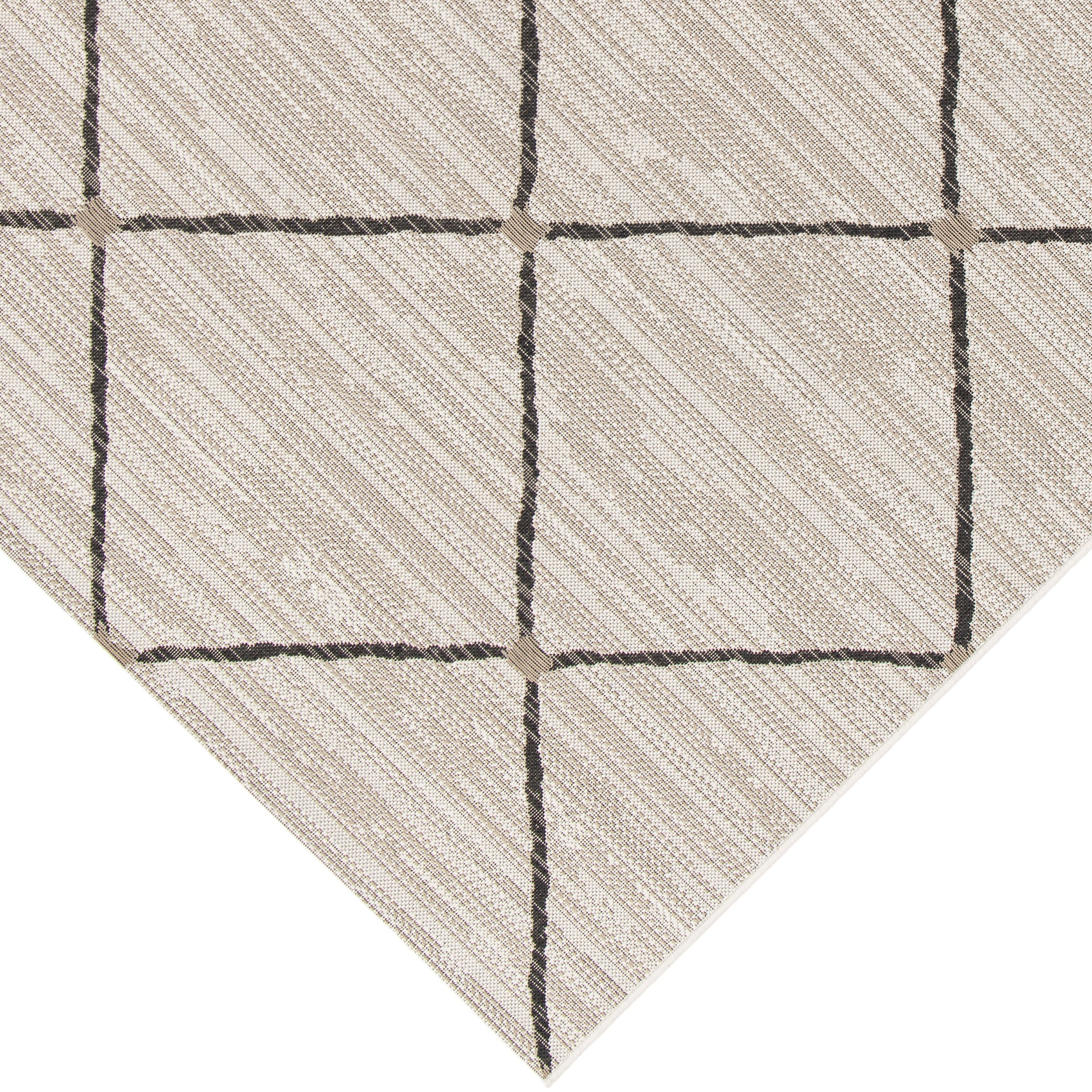 Primaflor-Ideen in Textil Teppich »Outdoorteppich PARADISE - Rhombus«, rechteckig, 4 mm Höhe, Flachgewebe, Rauten, Scandi, In- und Outdoor geeignet, wasserfest