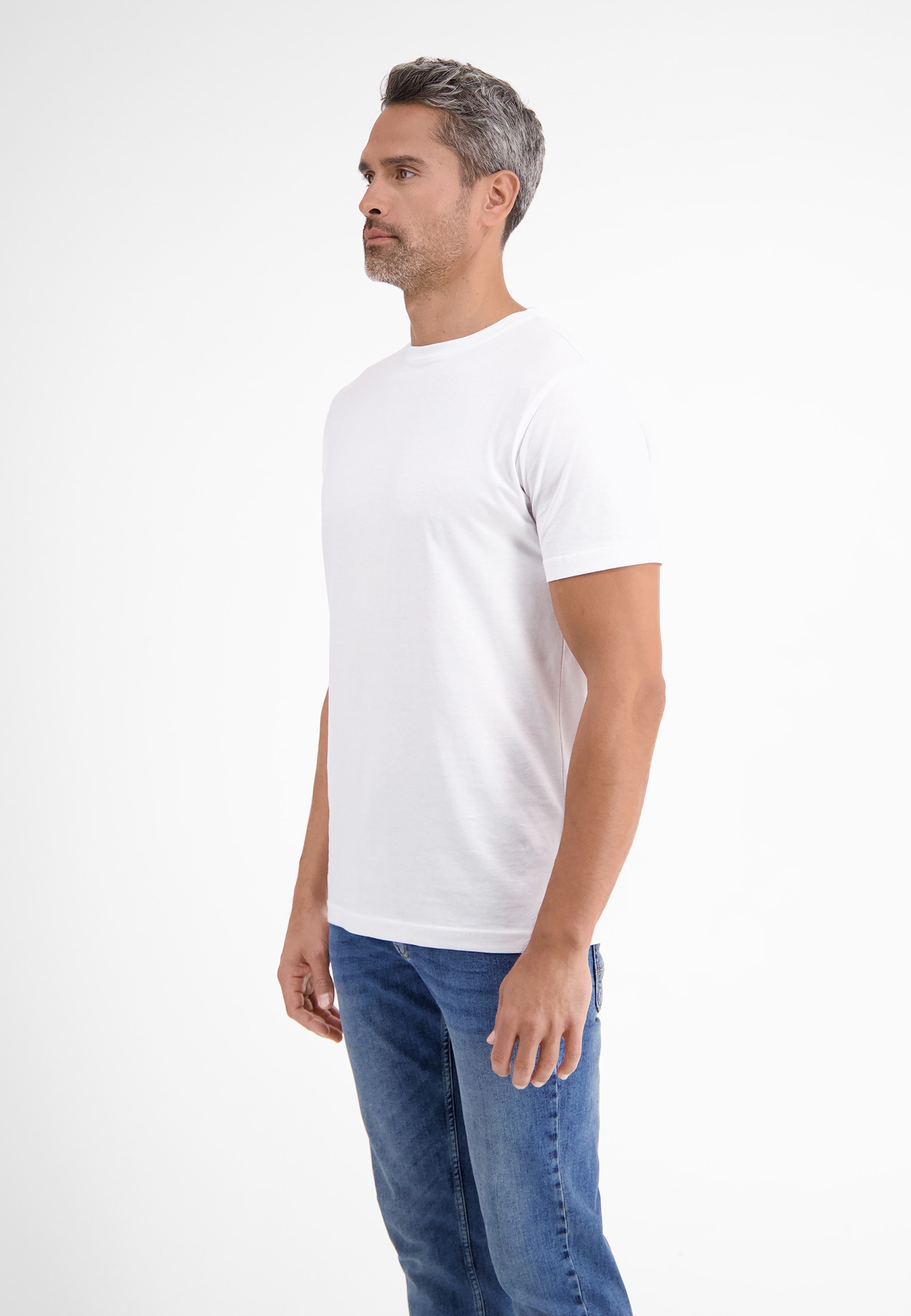 LERROS T-Shirt »LERROS Doppelpack T-Shirt Rundhals in Premium Baumwollqualität«