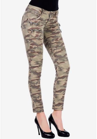 Cipo & Baxx Slim-fit-Jeans, in aufregendem Military-Design kaufen