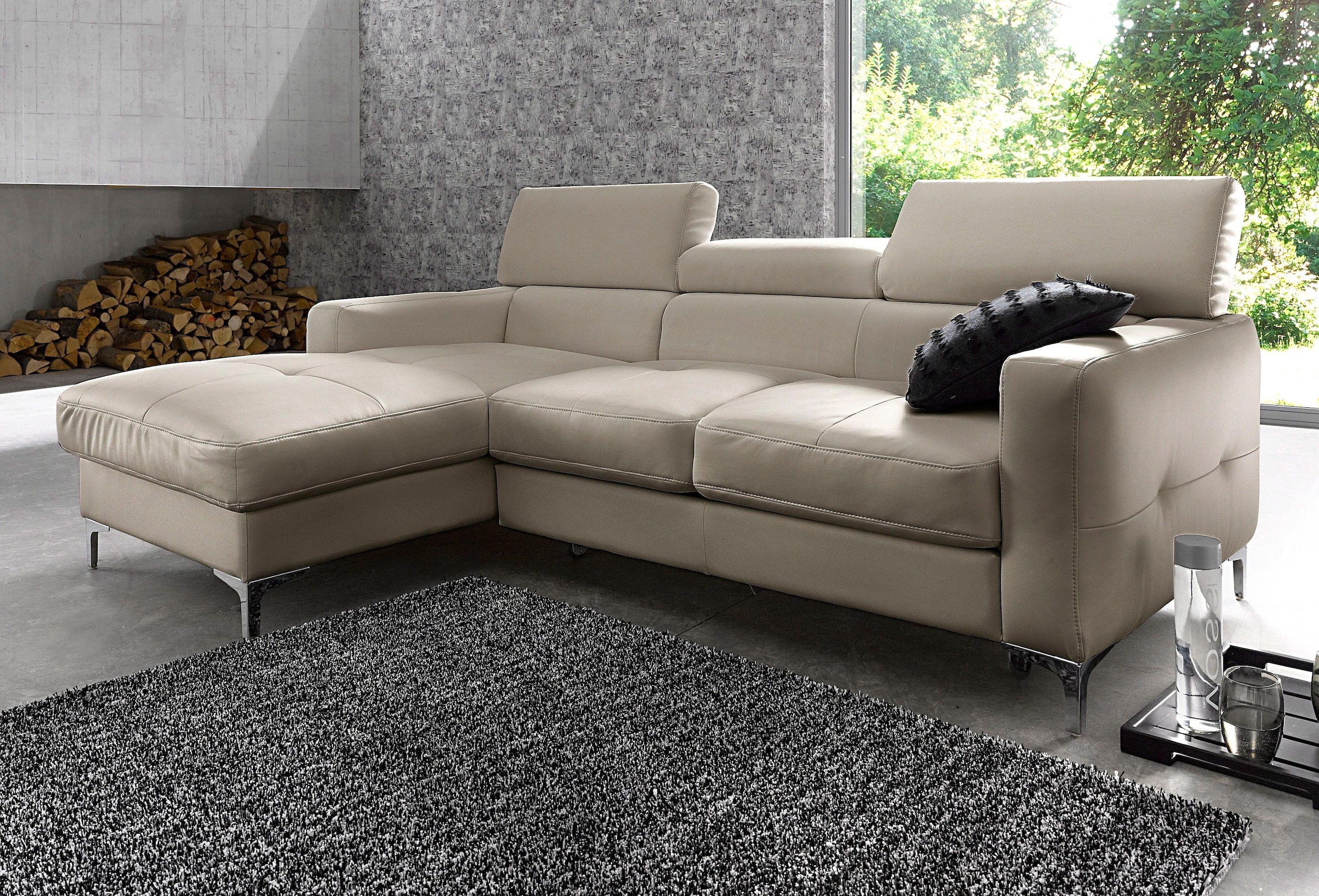 COTTA Polstergarnitur »Sammy L-Form«, (Set), Set bestehend aus: Ecksofa mit günstig online kaufen