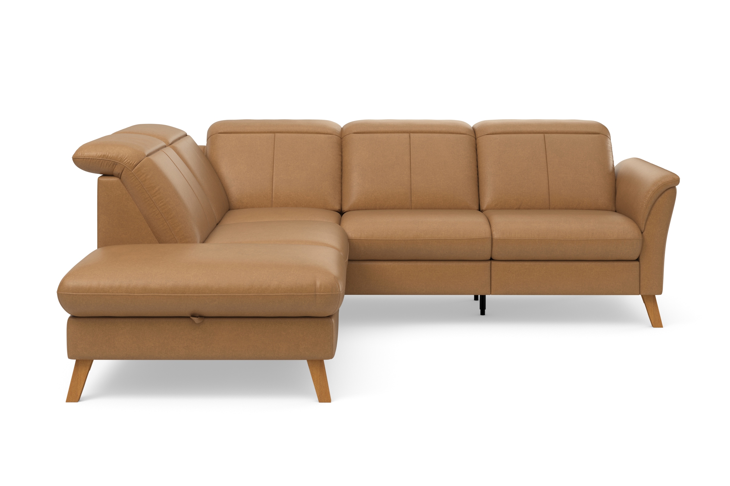 sit&more Ecksofa »Romero L-Form« wahlweise mit oder ohne TV-Funktion, Bettf günstig online kaufen