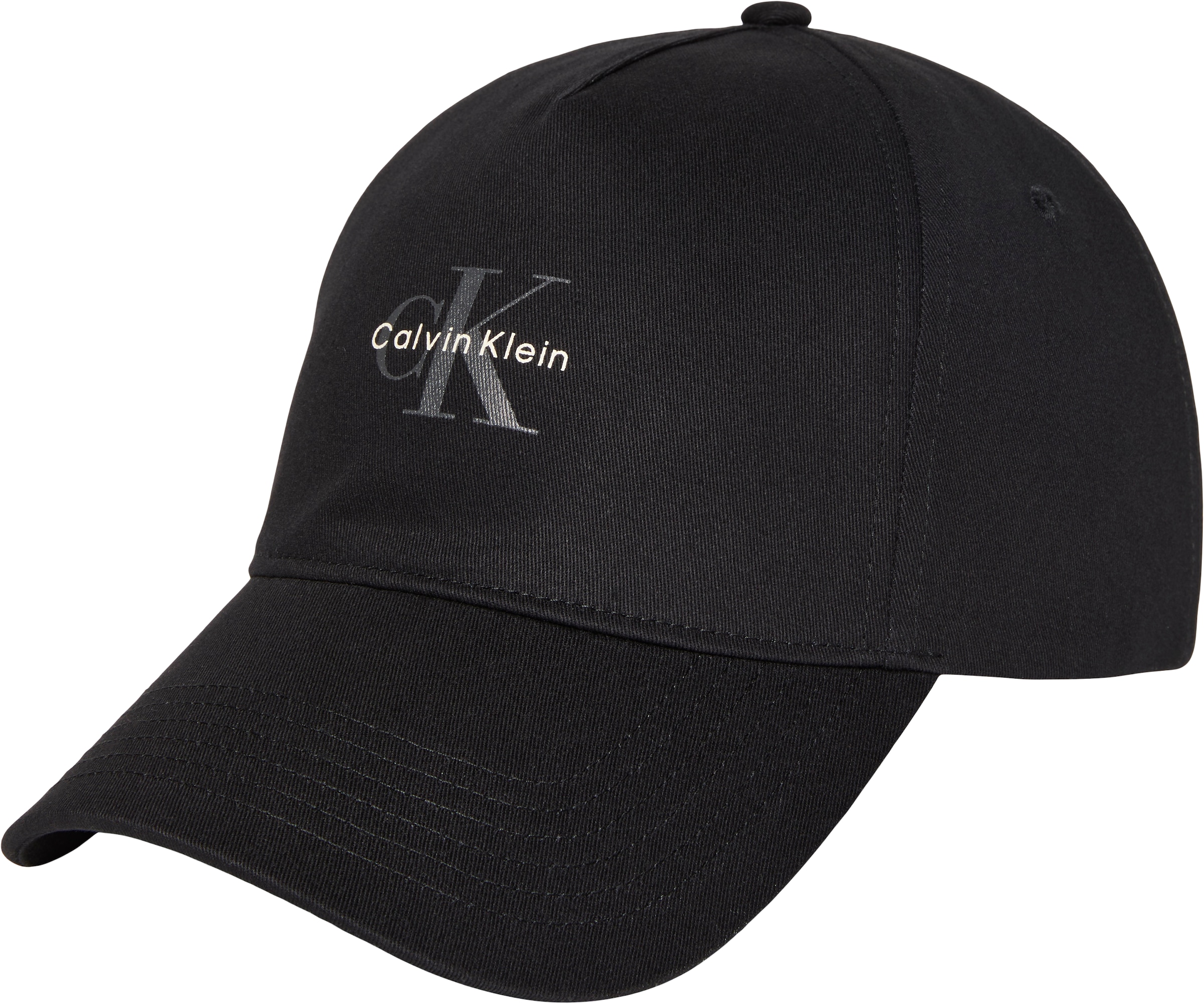 Calvin Klein Jeans Baseball Cap »MONOLOGO PRINTED BASEBALL CAP« Mit festem Schirm