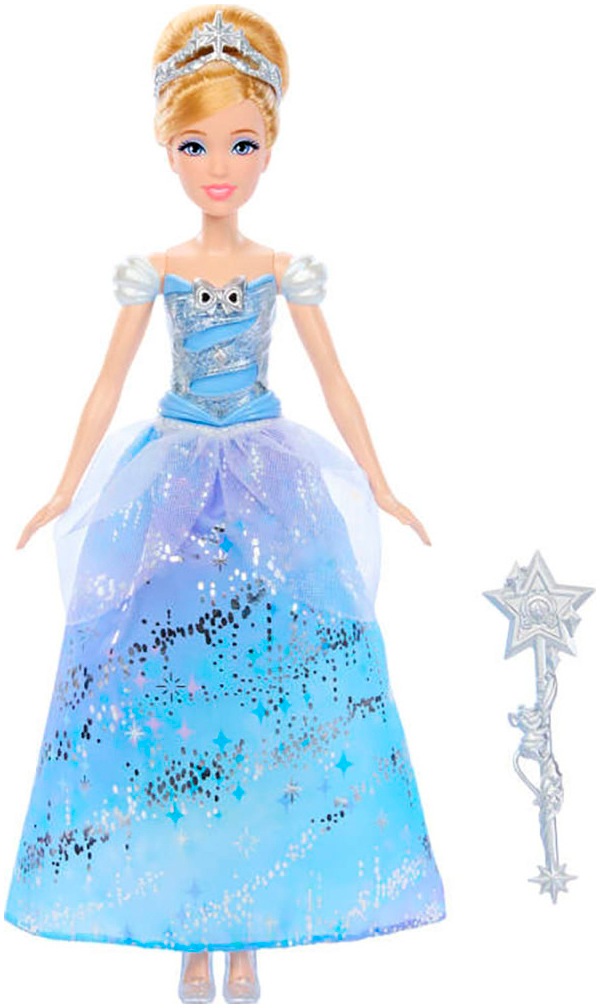 Mattel® Anziehpuppe »Disney Prinzessin, Cinderella-Puppe im bezaubernden Ballkleid«, mit Sond