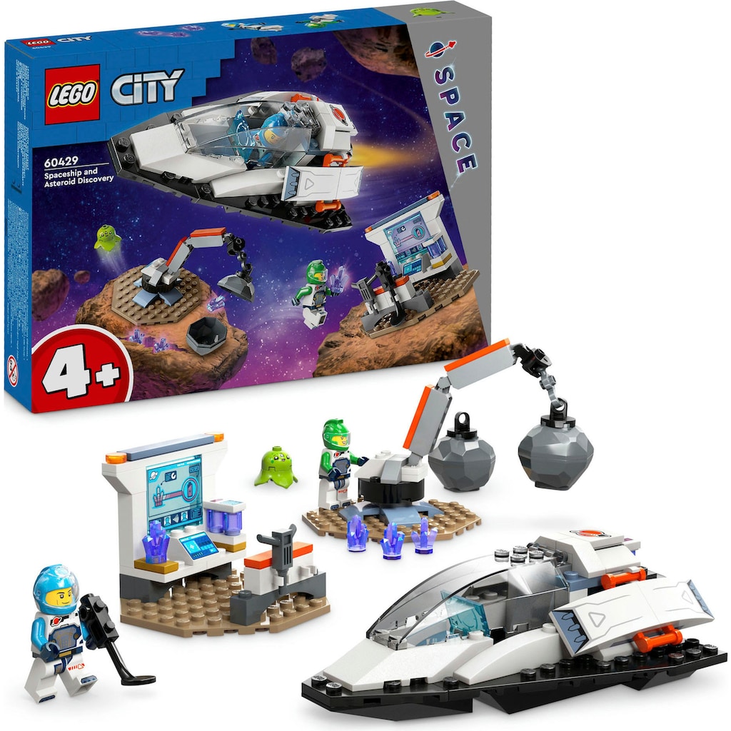 LEGO® Konstruktionsspielsteine »Bergung eines Asteroiden im Weltall (60429), LEGO City«, (126 St.)