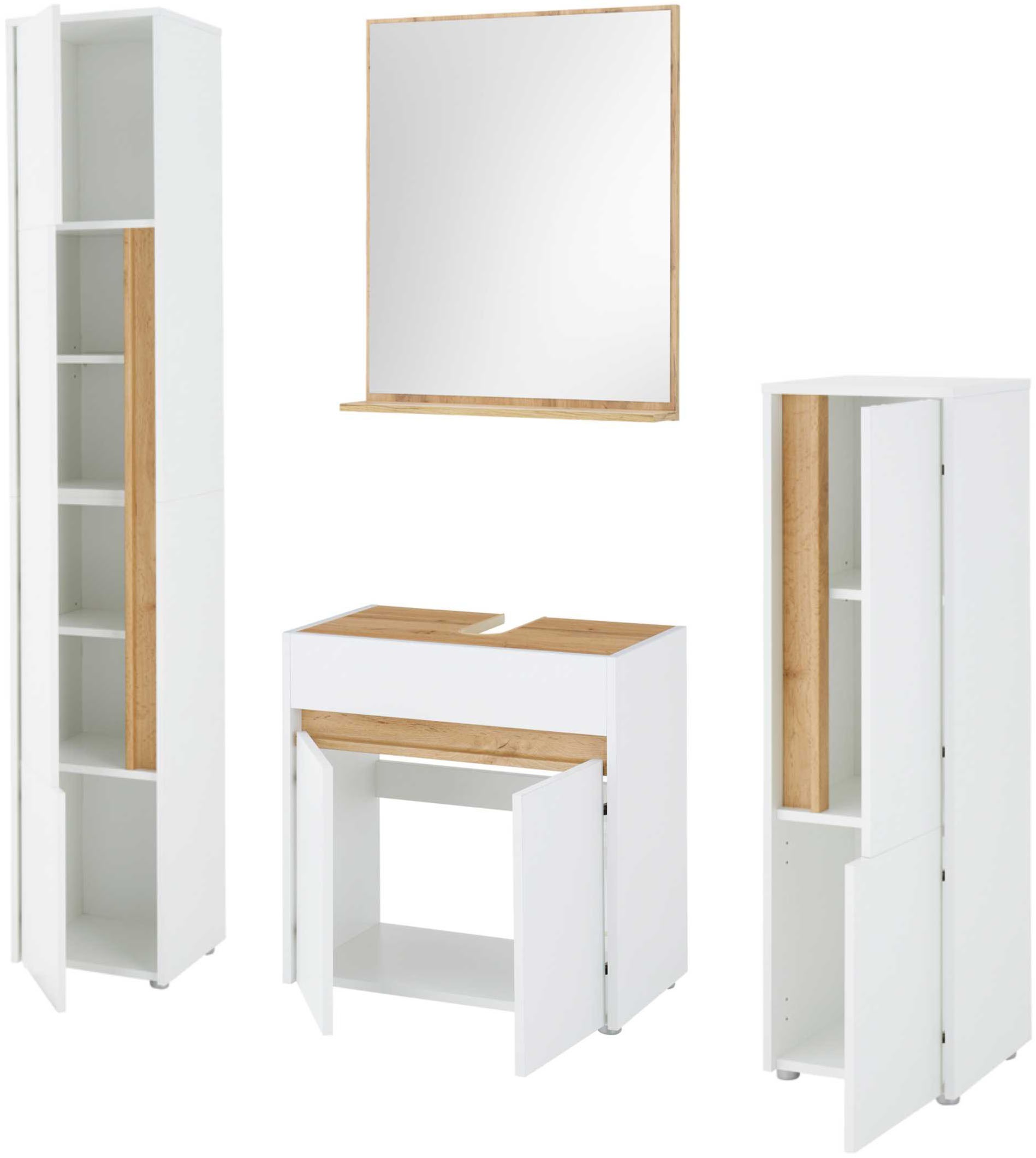 INOSIGN Badmöbel-Set »CITY/ GIRON, Bad im zeitlosen Design, 4-teiliges Bade günstig online kaufen