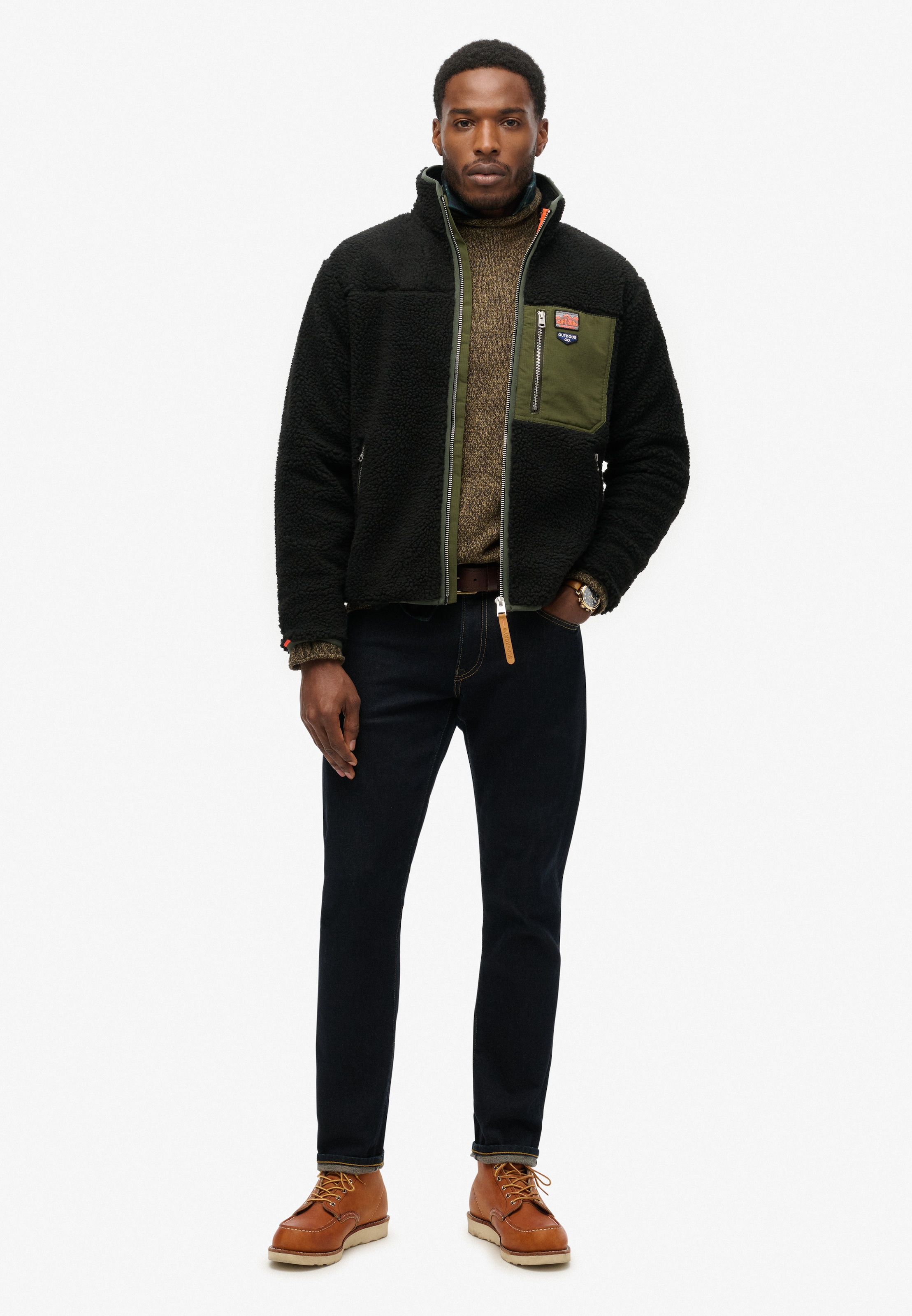Superdry Fleecejacke »VINTAGE RETRO FULL ZIP FLEECE«