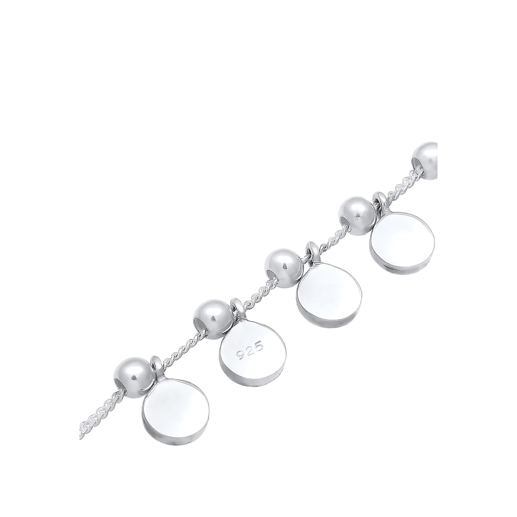 Elli Armband »Geo Kugeln Plättchen Trend Cool Modern 925 Silber«