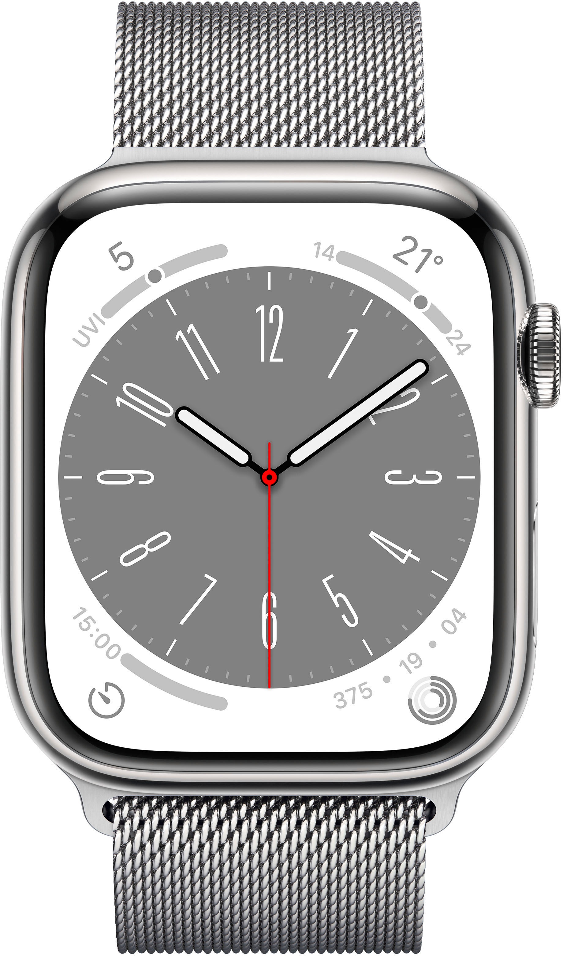 2. Bild von Apple Watch »Watch Series 8 GPS + Cellular 45mm Edelstahl Milanaise«, Die Zukunft der Gesundheit. Am Handgelenk.)