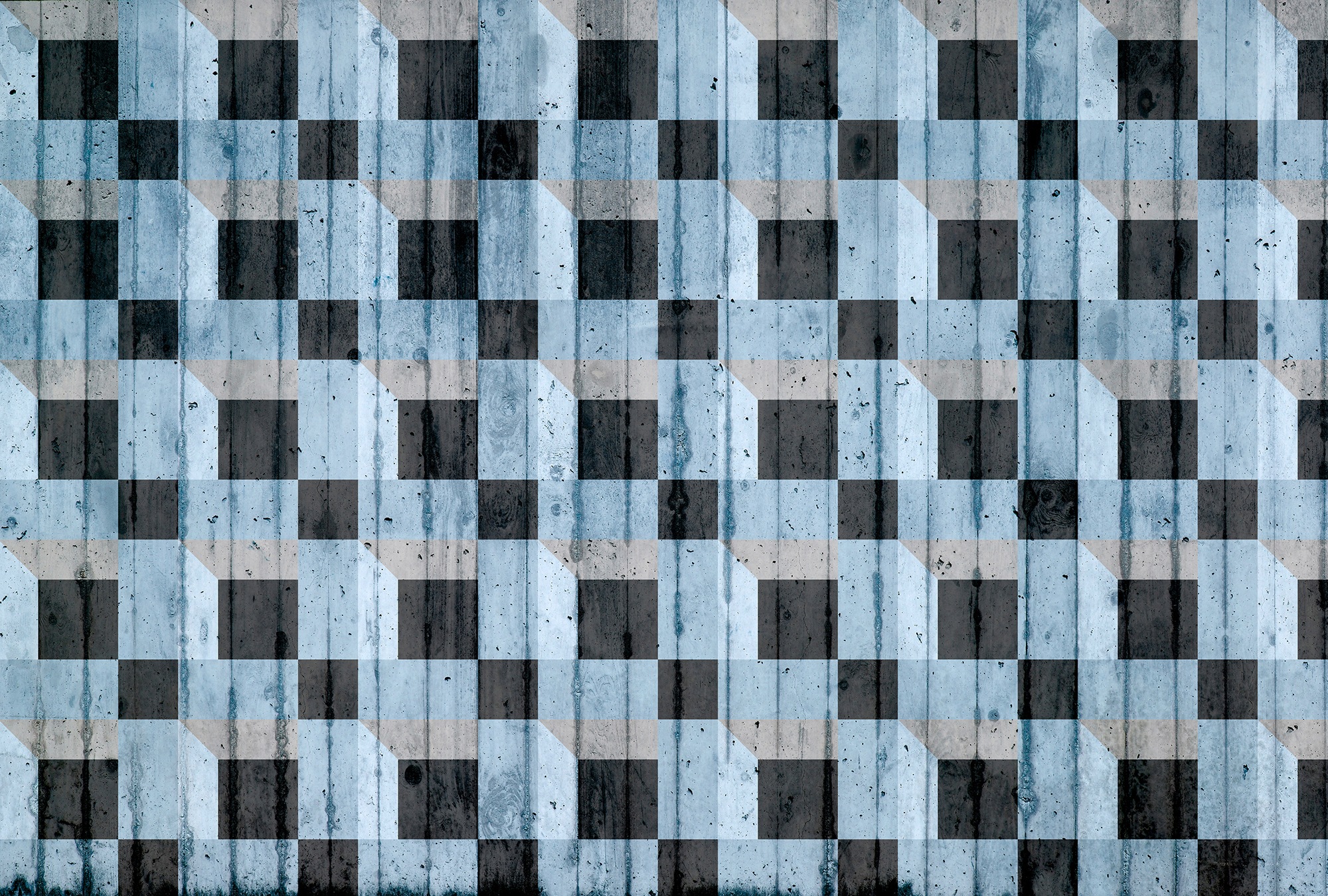 Architects Paper Fototapete »Atelier 47 Squares 3D 3« 3D-Optik glatt Vlies, günstig online kaufen