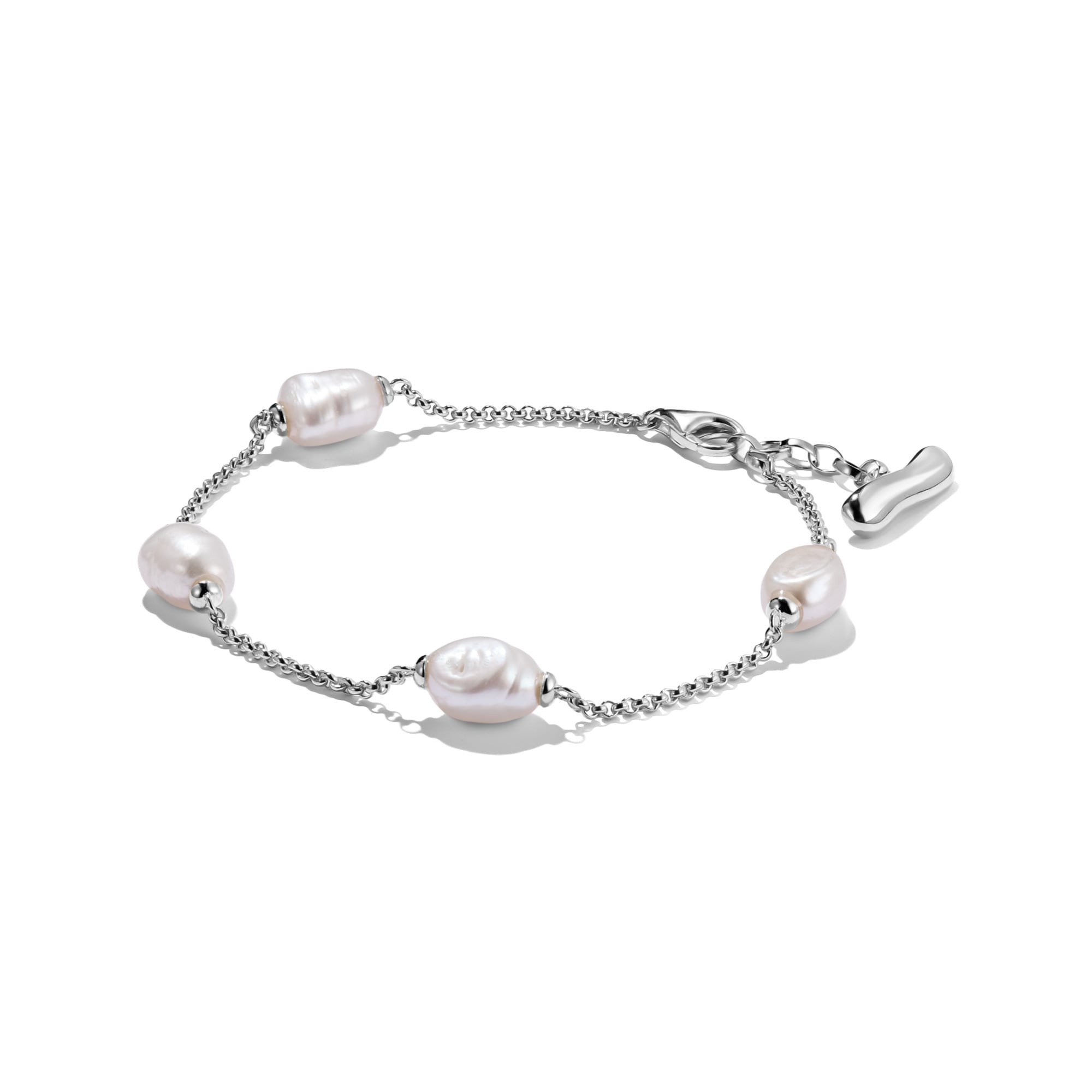 THOMAS SABO Perlenarmband »Natural Beauty Armband fein, Bold Elegance«, mit Süßwasserzuchtperle
