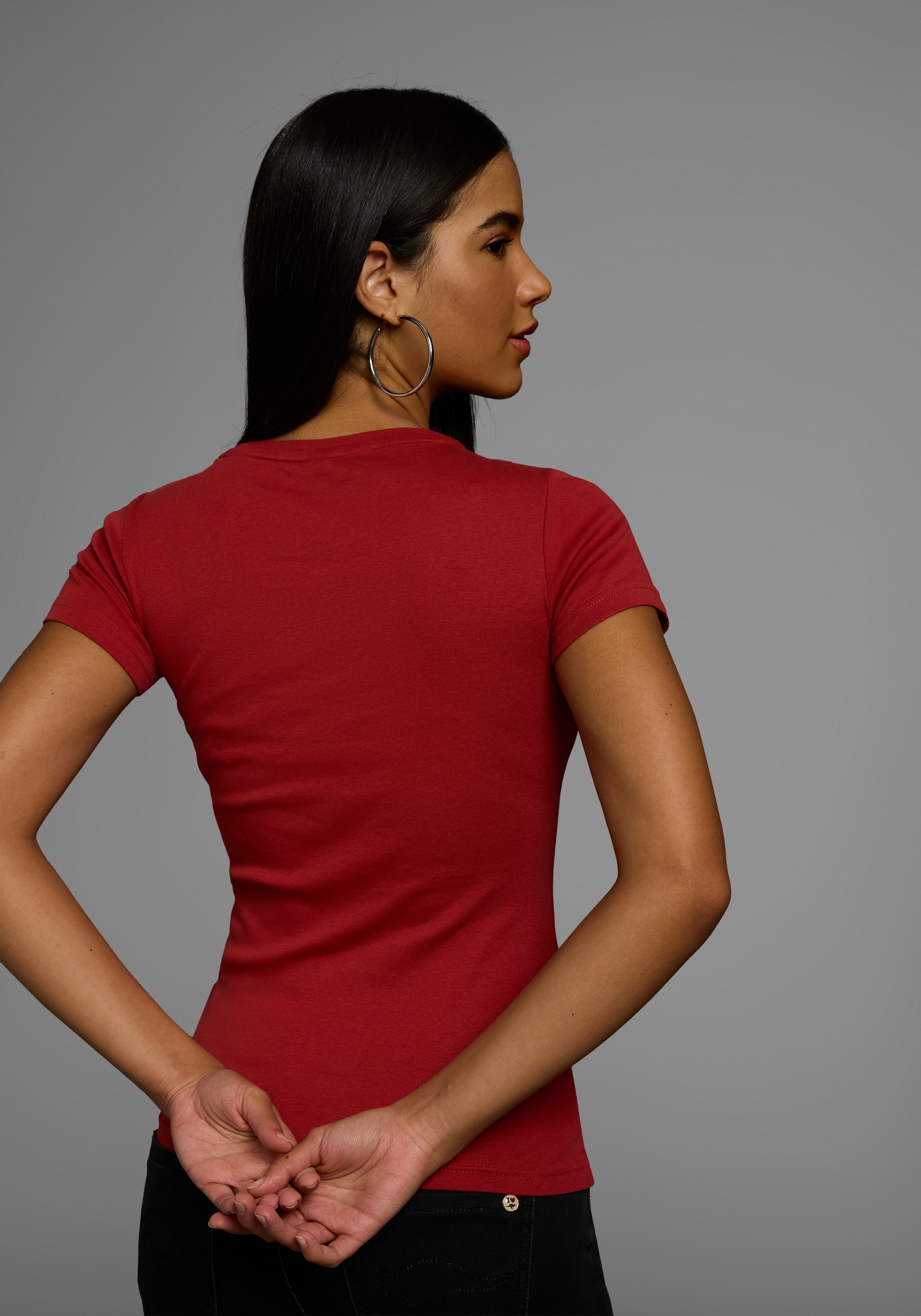 KangaROOS T-Shirt im Basic-Look mit Print