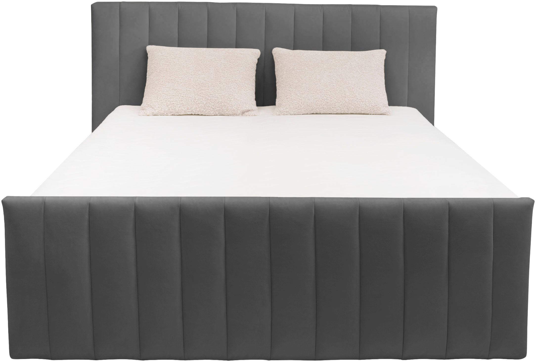 INOSIGN Boxspringbett »Effy inkl. Bettkasten und Topper, erhältlich in der Breite 180x200cm«, wahlweise in H3 oder H4 wählbar