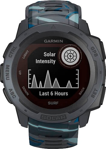 Garmin Smartwatch »Instinct Solar – Surf Edition«