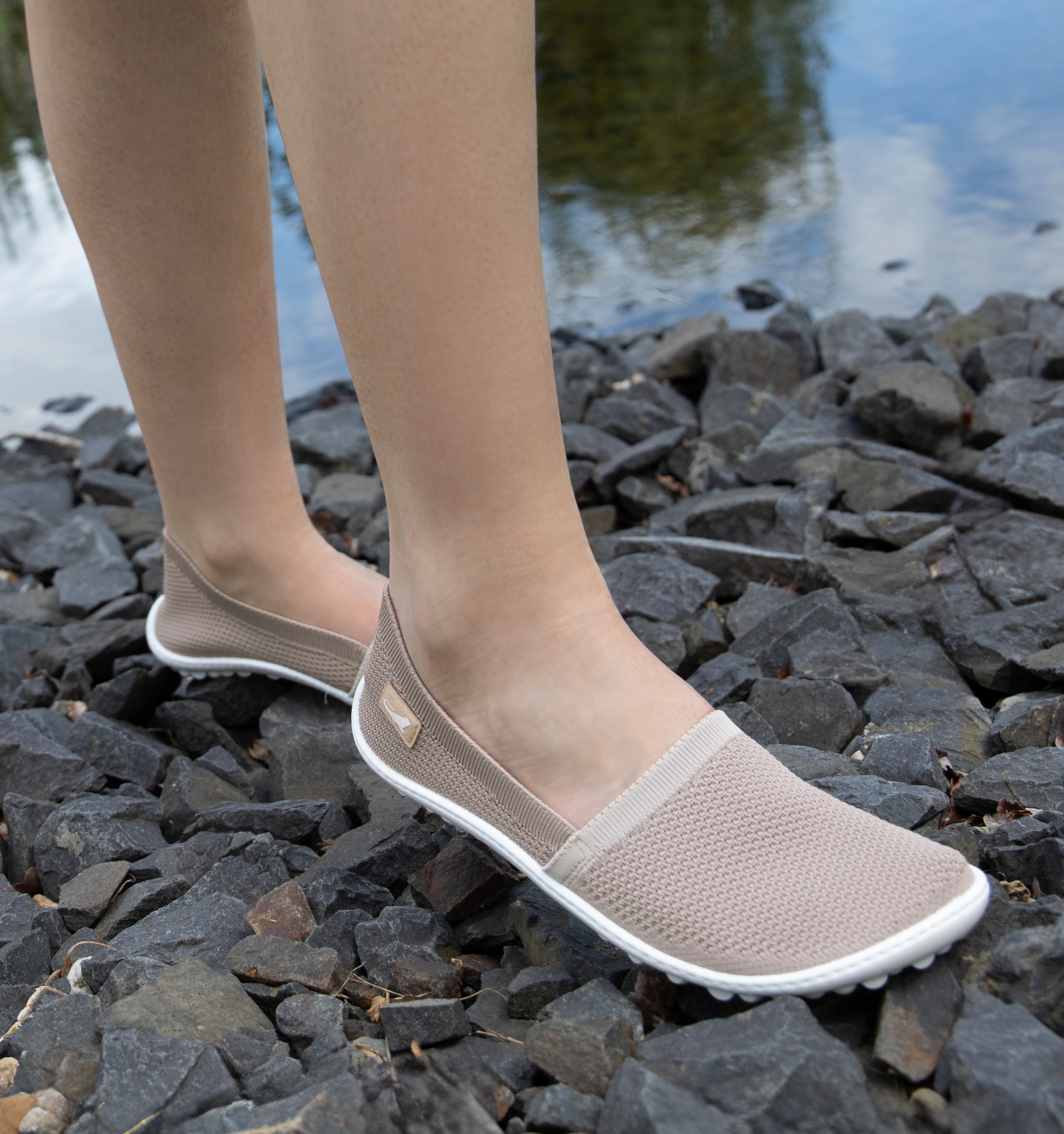 Leguano Barfußschuh  Ballerina, Slipper, Bequemschuh, der das taktile Empfinden verstärkt