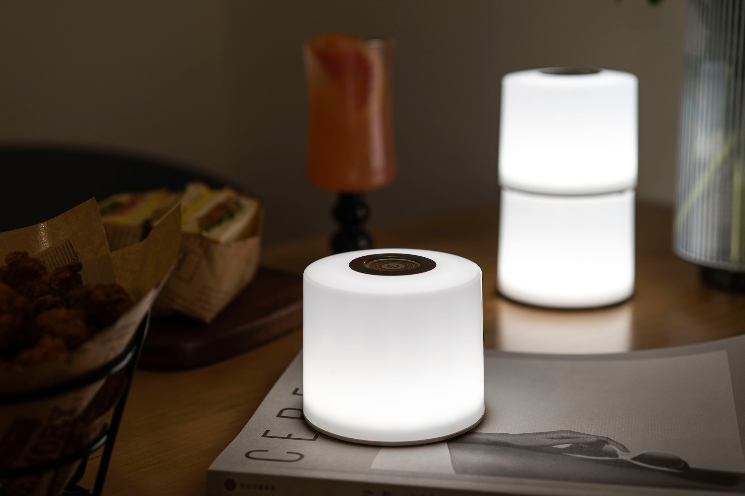 »NOMA«, Tischleuchte LED-Leuchte Smarte bestellen LUTEC 1 flammig-flammig, Smart-Home online