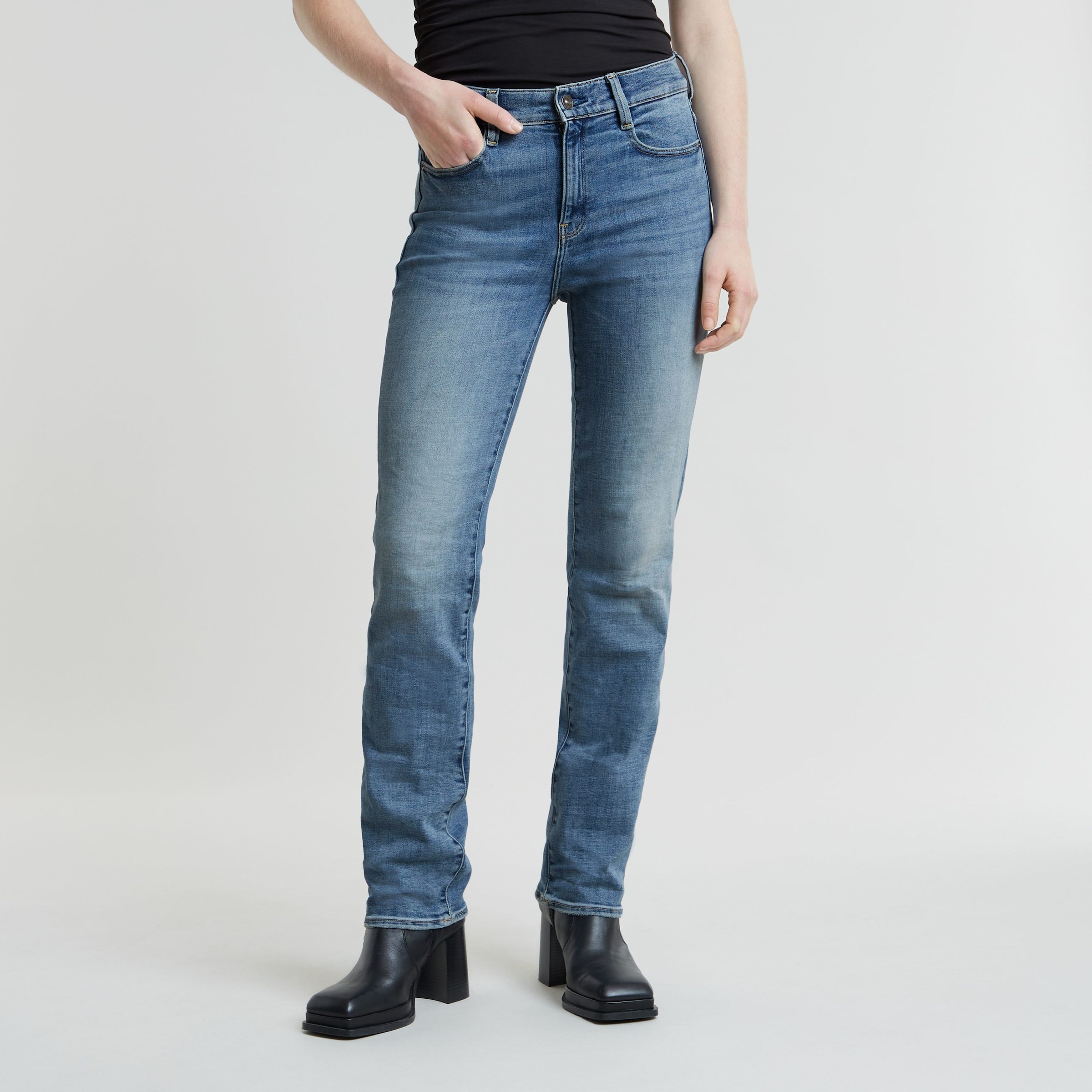 G-STAR Straight-Jeans »Strace Straight Wmn« im 5-Pocket-Stil