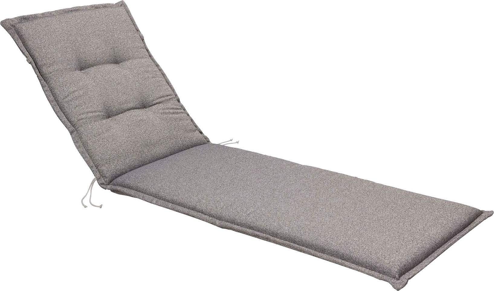 BEST Liegenauflage grau Obermaterial: 65% Baumwolle, 35% Polyester