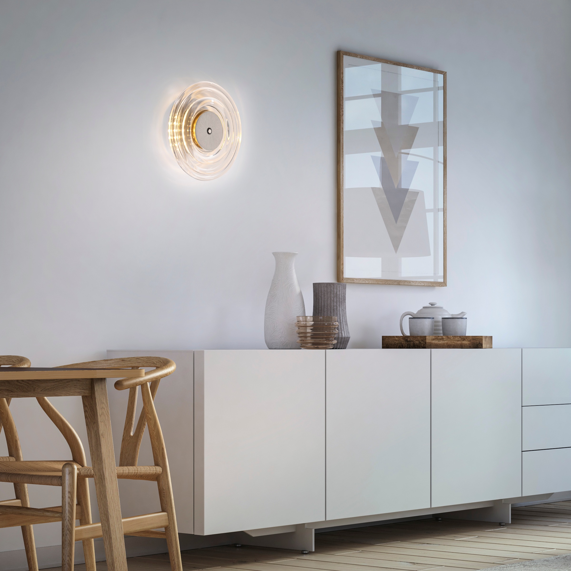 Paul Neuhaus LED Wandleuchte »AKKU-SONO« LED-Board 1 Stk. Warmweiß Touchdim günstig online kaufen