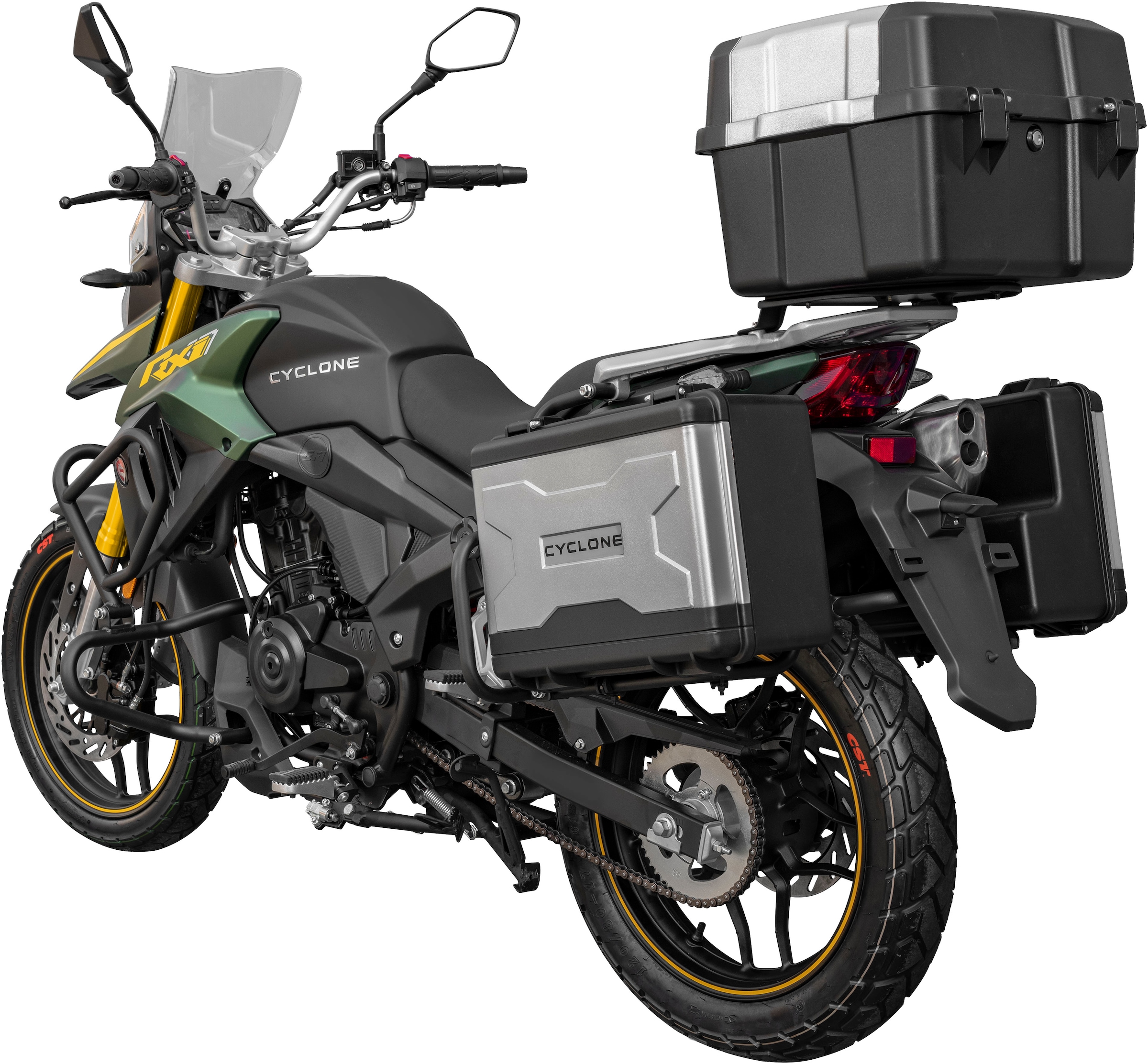 Cyclone Motorrad »RX1 Pro, 125, E5+, Adventure« 124 cm³ 99 km/h Euro 5+ 15 11 kW, 15 PS, ABS, 125er Adventure, digitales Cockpit
