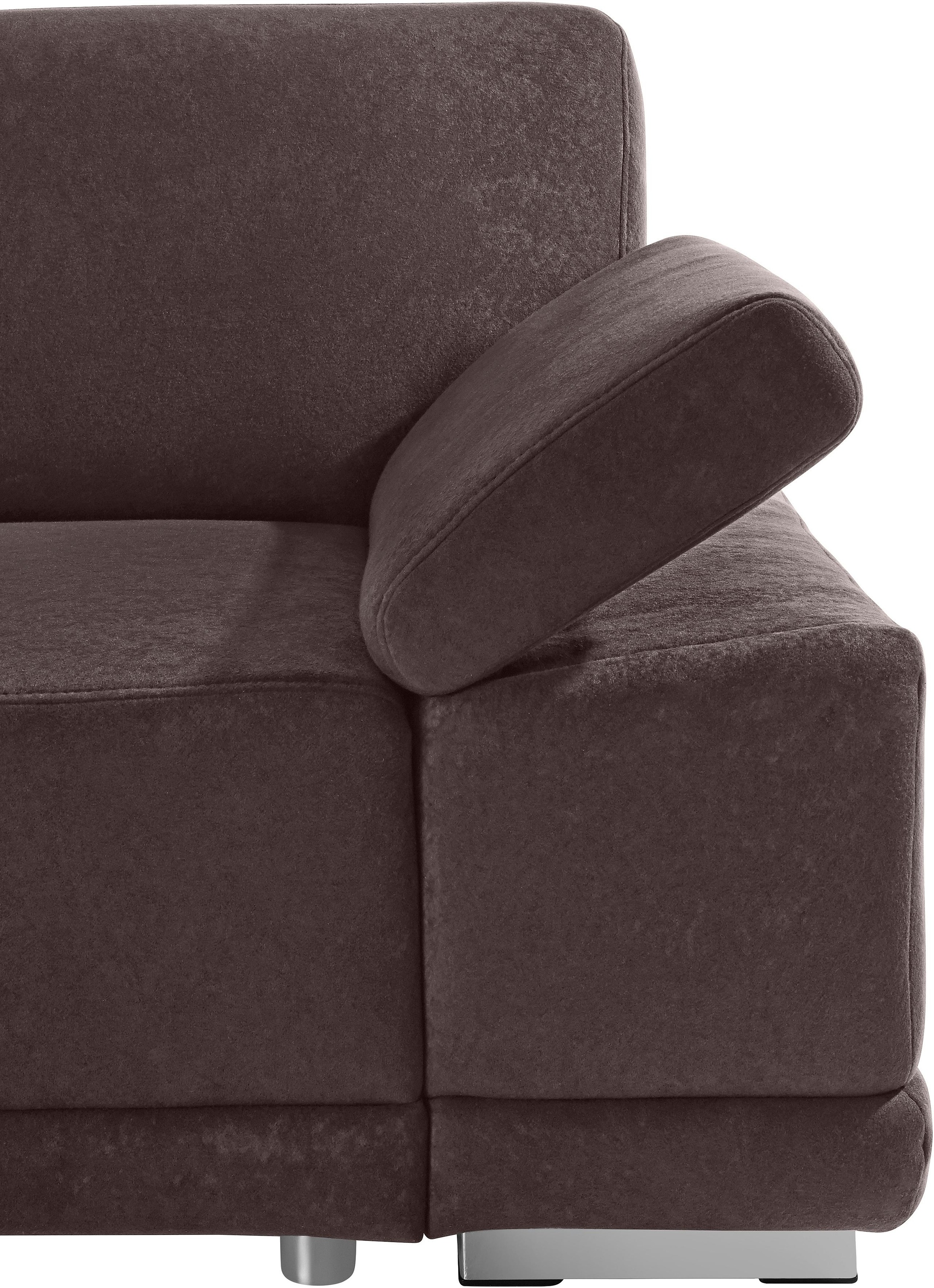 sit&more Ecksofa »Coria L-Form«, mit XL-Recamiere, wahlweise mit Bettfunktion