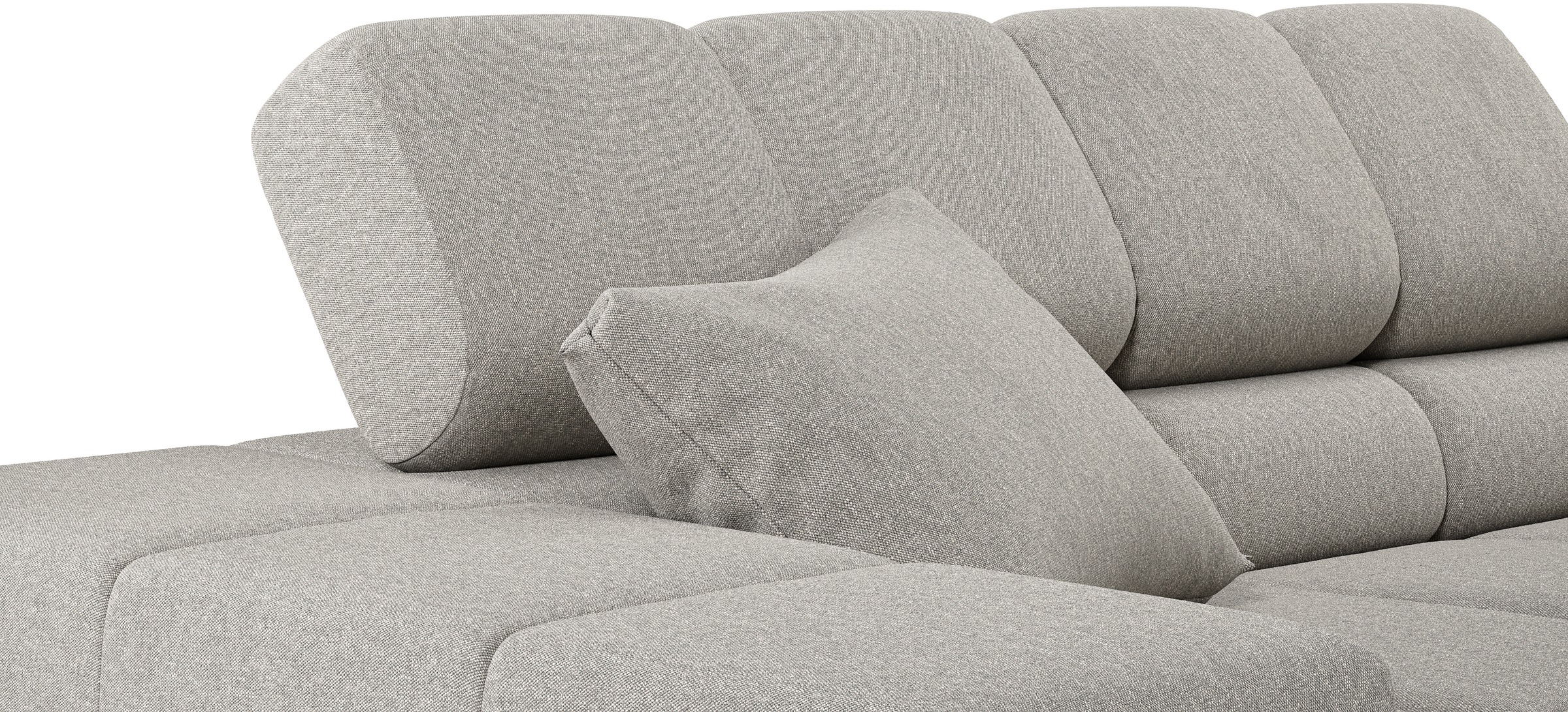 INOSIGN Ecksofa »Ancona incl. Kopfteilverstellung, OTTOs Choice, Breite 319cm, L-Form«, wahlweise motorische Sitztiefenverstellung, auch in Cord + Easy Care