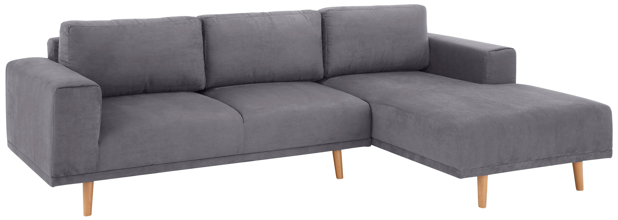 Home affaire Ecksofa »Lasse L-Form«, im scandinavischen Stil mit Holzfüßen