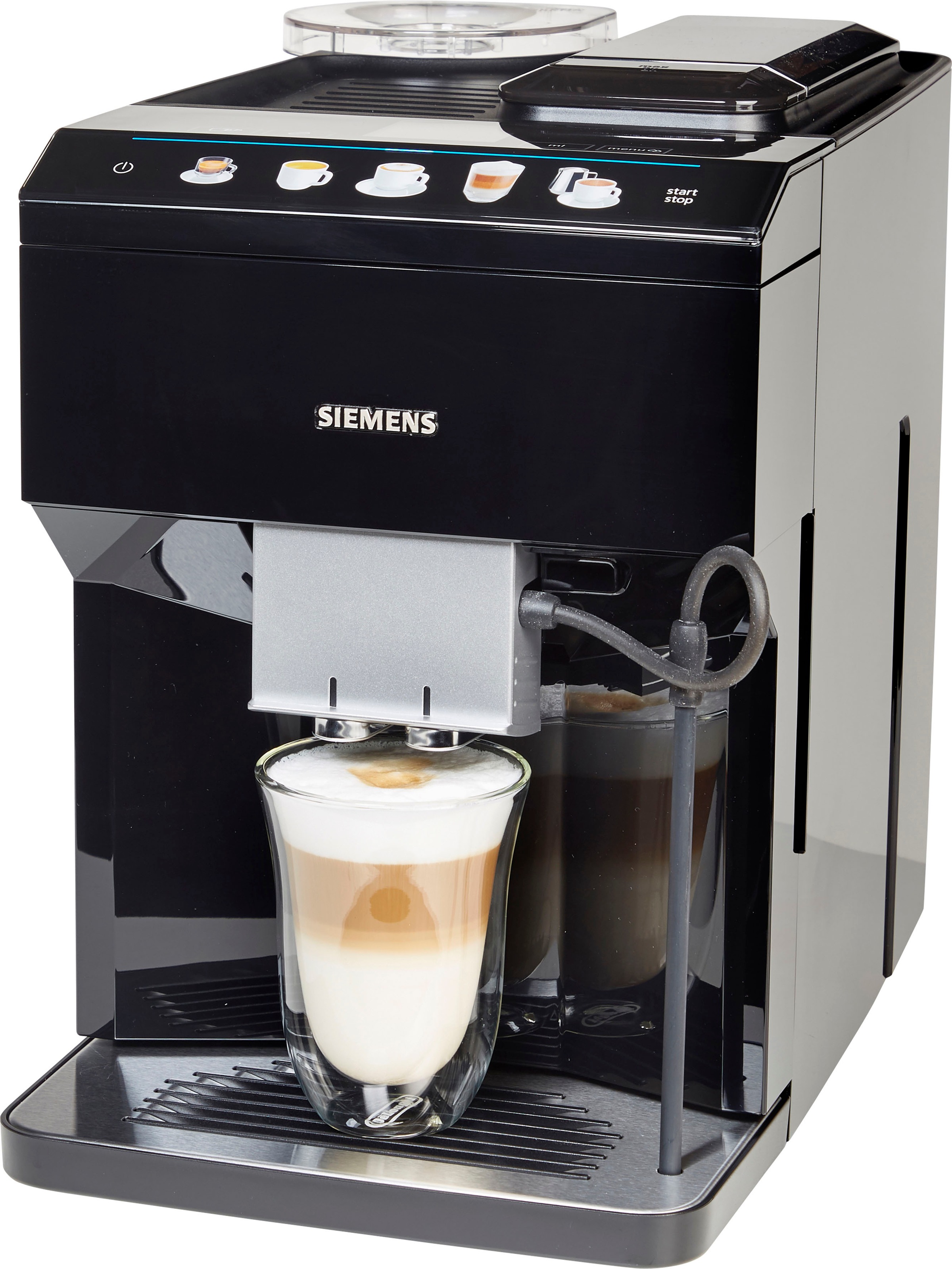 SIEMENS Kaffeevollautomat »EQ.500 classic TP503D09«, 2 Tassen gleichzeitig, flexible Milchlösung, inkl. BRITA Wasserfilter